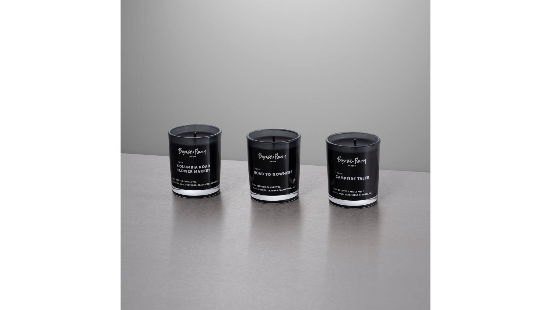 Road To Nowhere Collection/Scented Candle Set/Small X 3