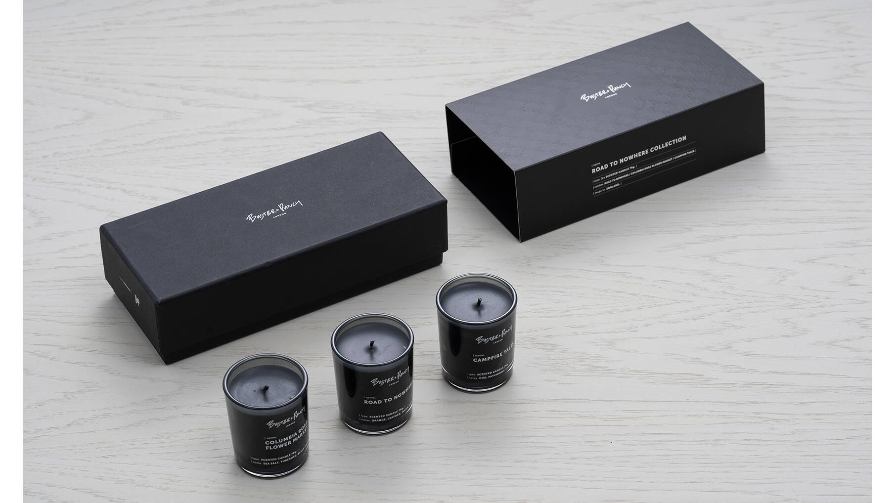 Road To Nowhere Collection/Scented Candle Set/Small X 3