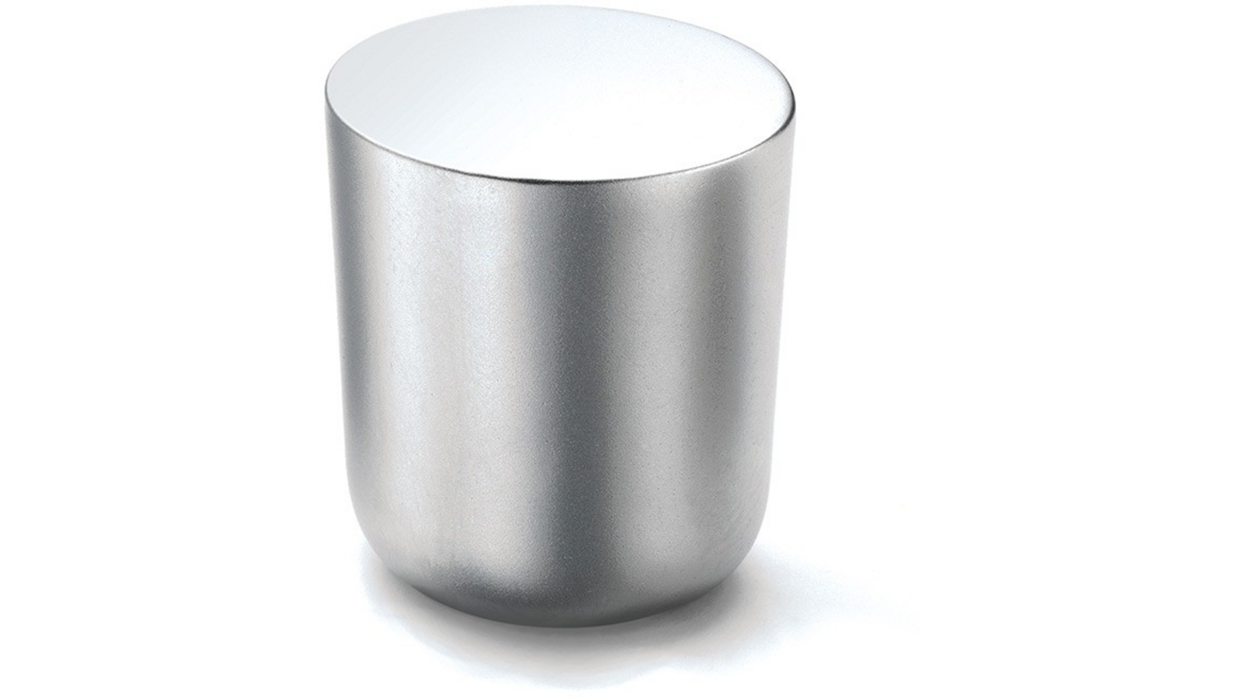 Knop MINI 816 mat chroom 15mm, hoogte 24mm