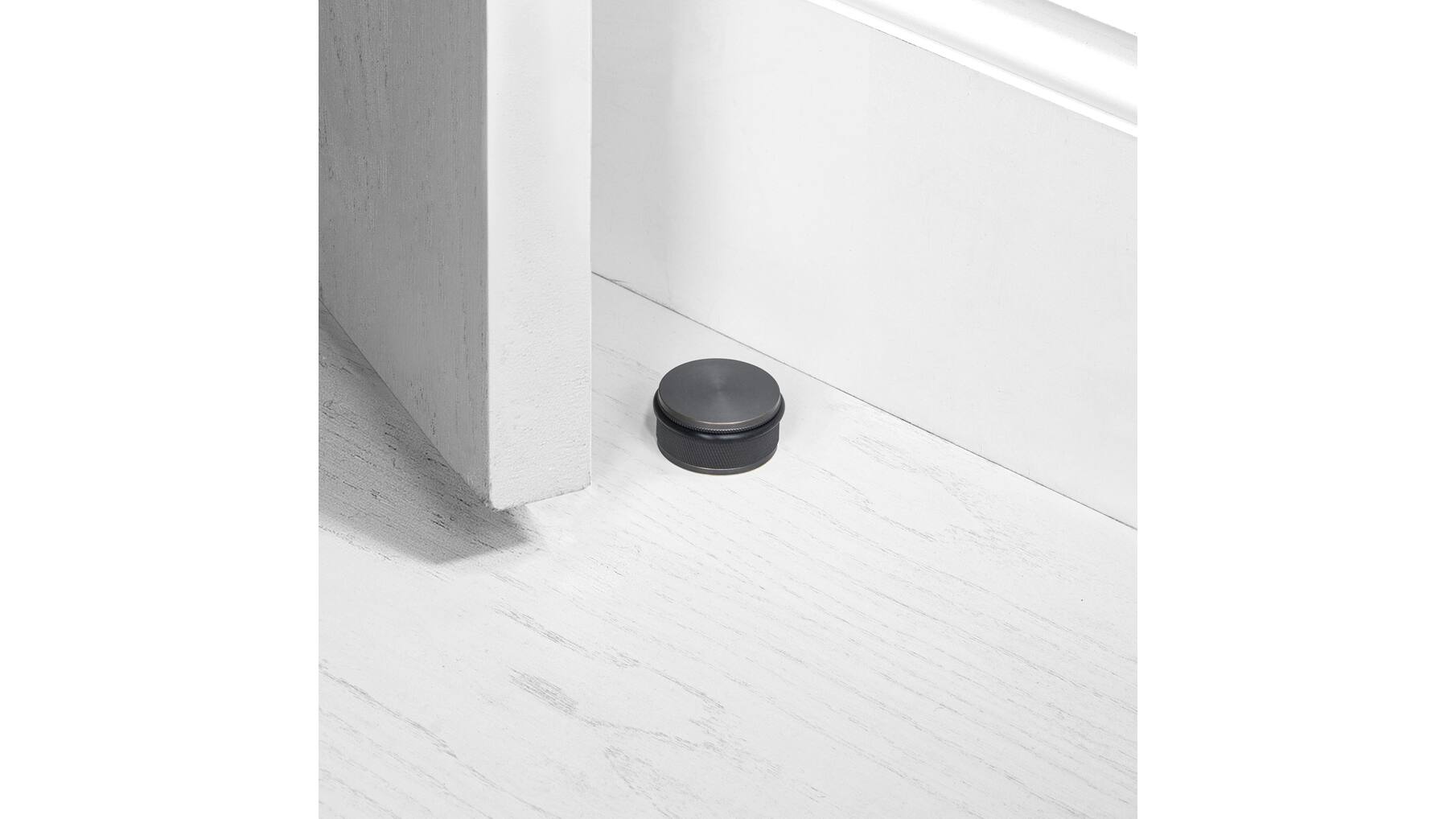 Door Stop/Floor Mounted/Smoked Bronze