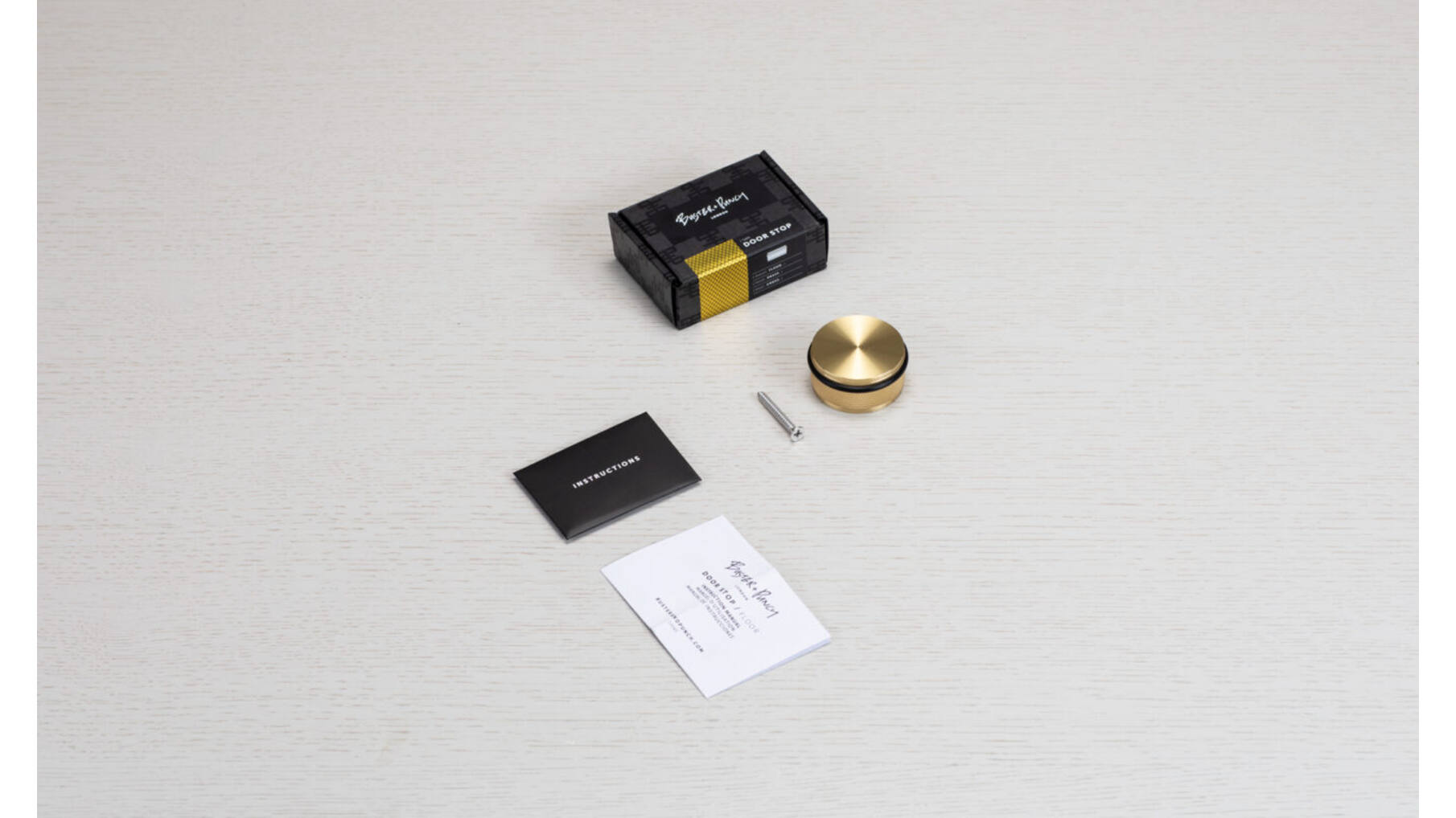 Door Stop/Floor Mounted/Smoked Bronze