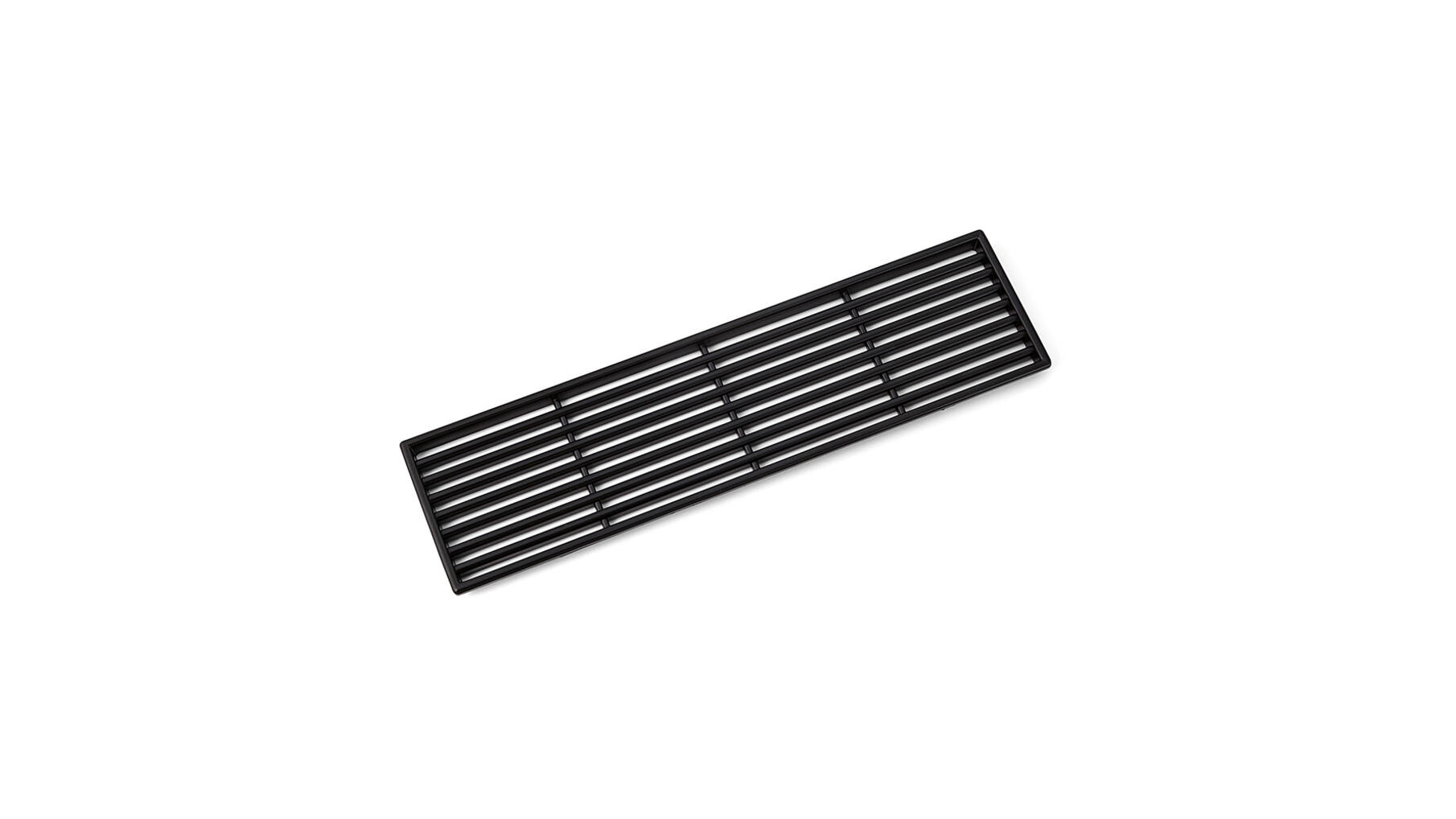 Luchtrooster zwart kunststof 257 x 68mm - 5600mm lucht