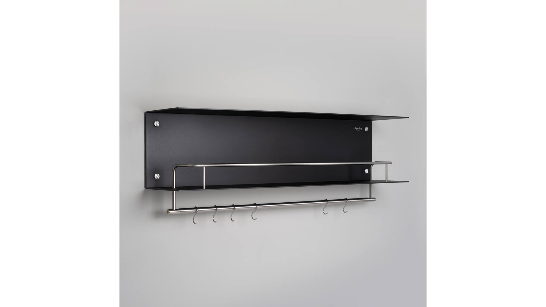 Hanger Shelf/Black/Steel