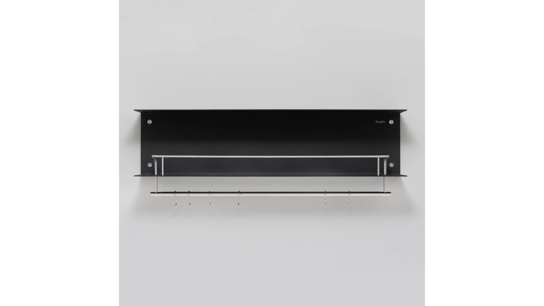 Hanger Shelf/Black/Steel