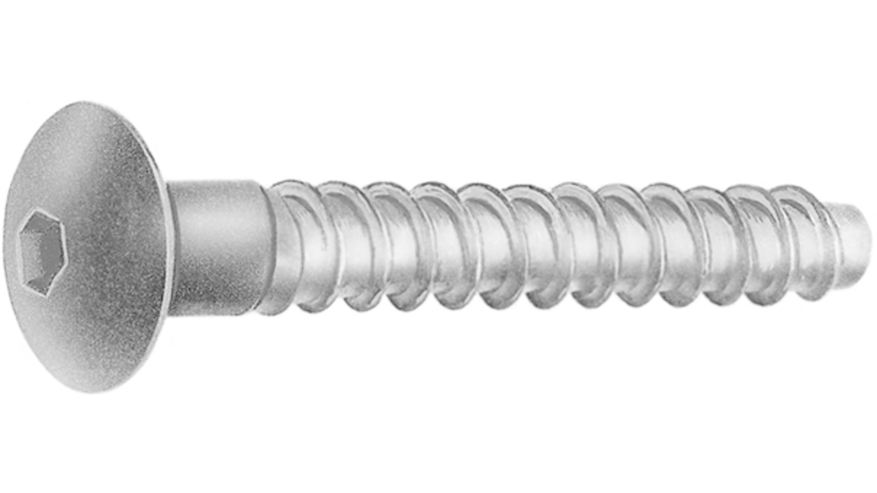 Confirmatschroef 7,0x70mm Bolkop SW4 verzinkt