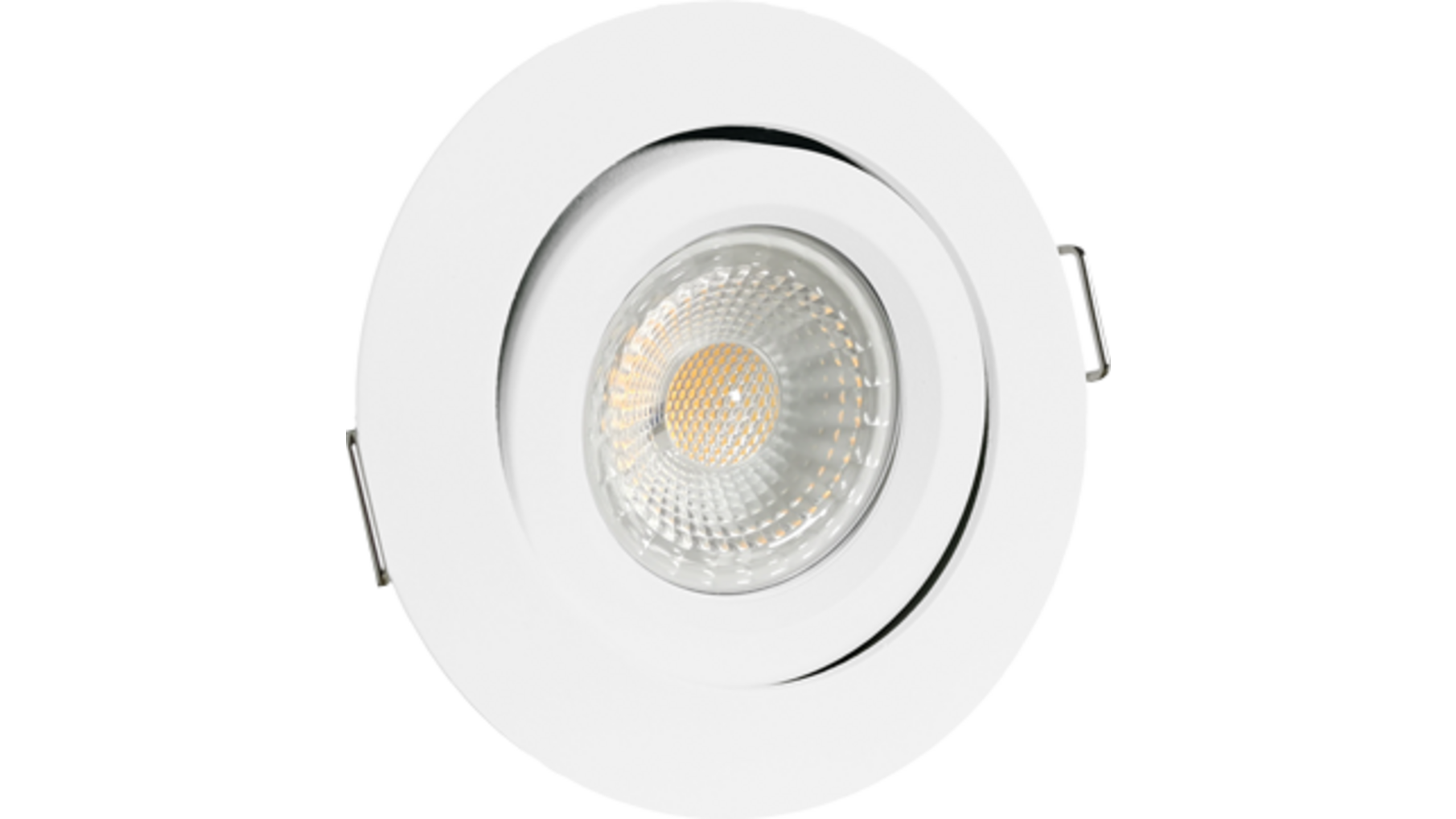 Aosta  kantelbare IP44 inb. spot wit D2W + Triac driver