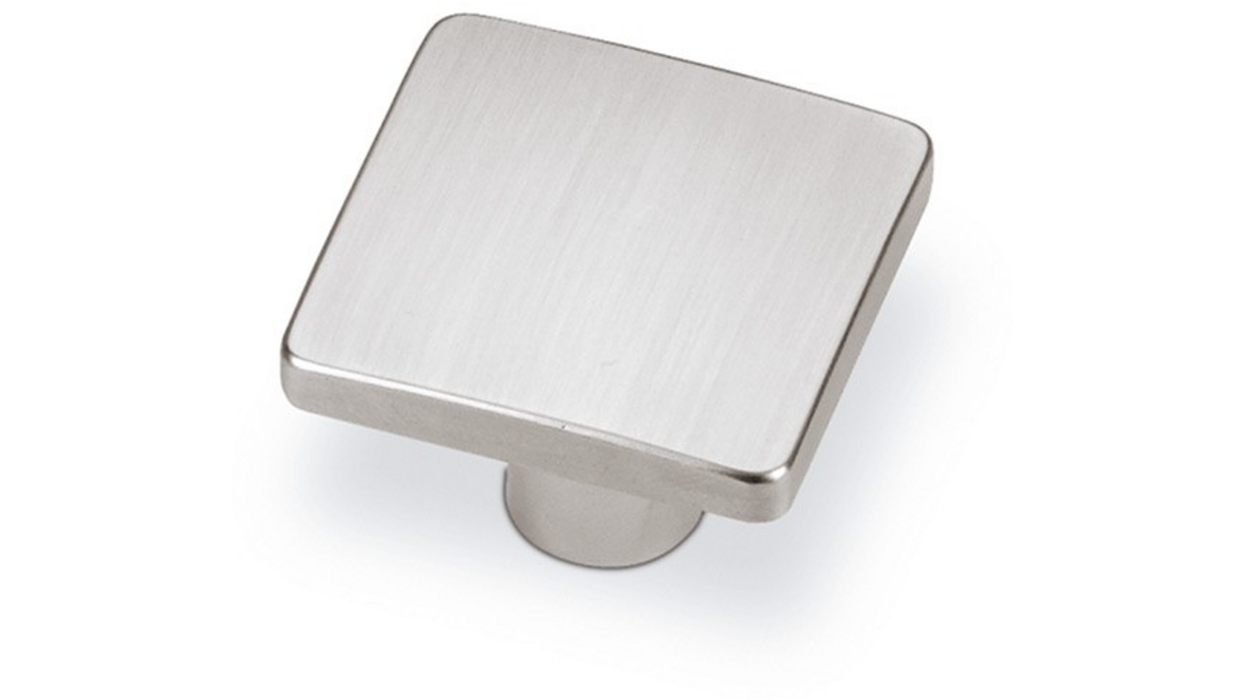 Knop WAVE geborsteld nikkel 80x80mm