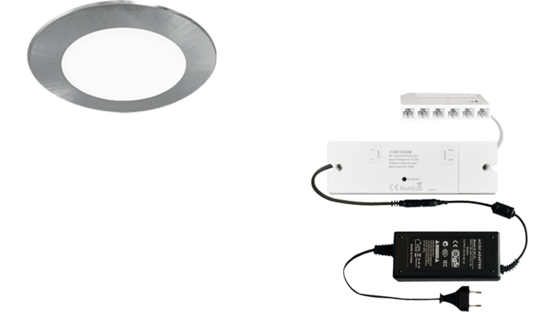 5 x Atom D-Motion RVS Look 24V + ZigBee D-Motion + Driver 24