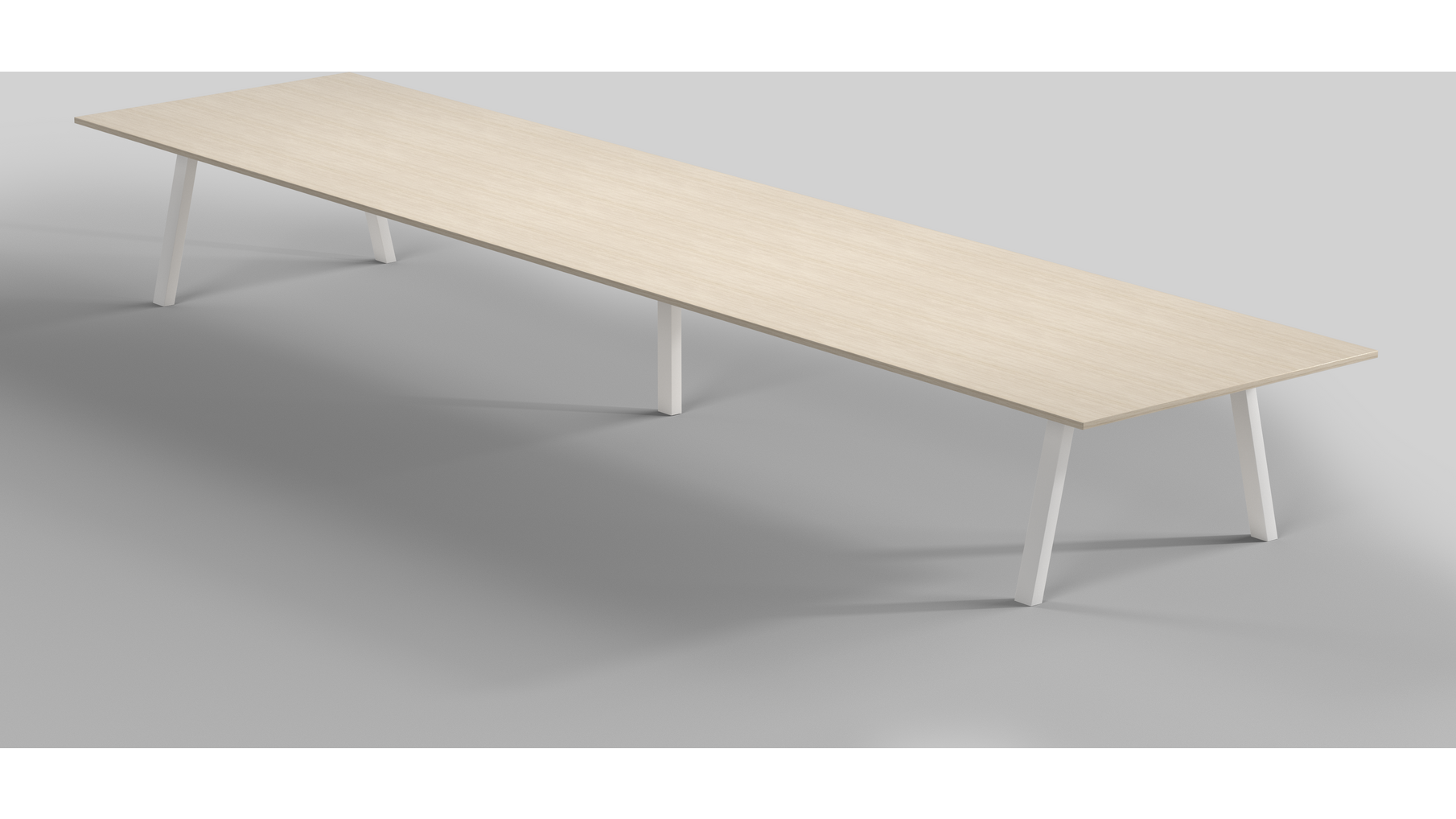 De Meet vergader tafel voor een blad van 4000mm lang,