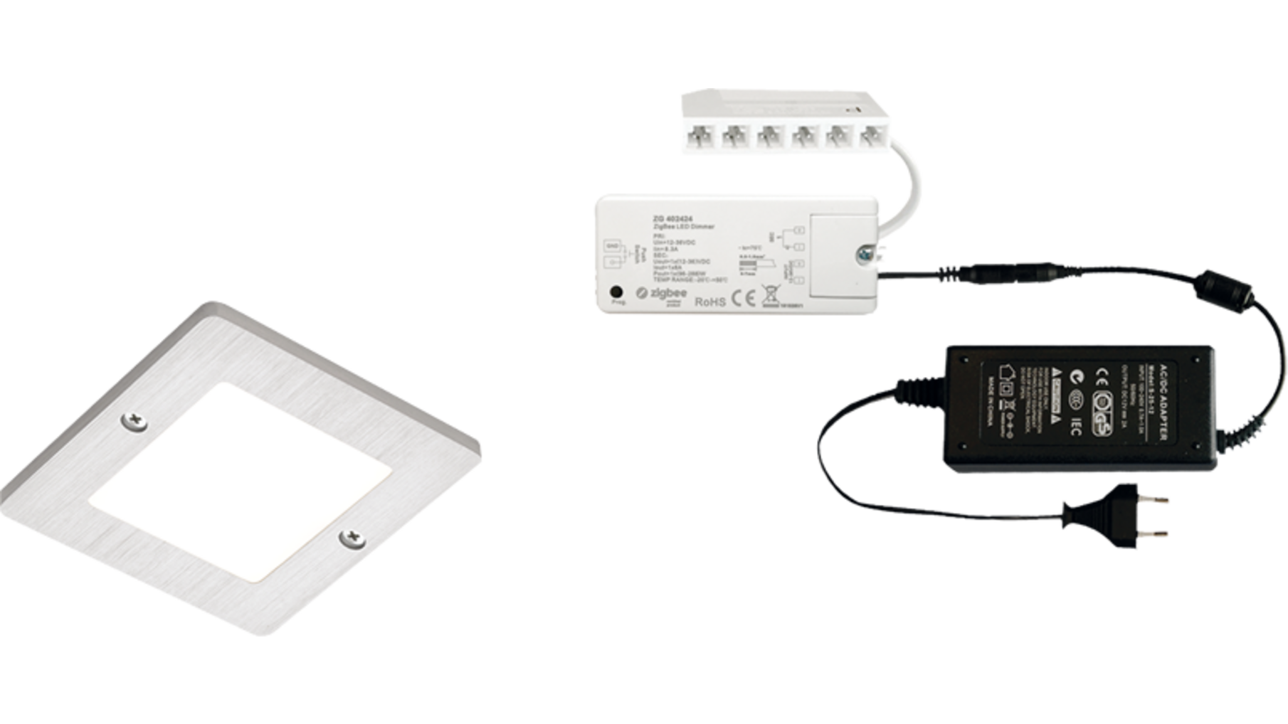 2x Polar XS-SE Alum. 24V + ZigBee ontvanger + Driver 24W