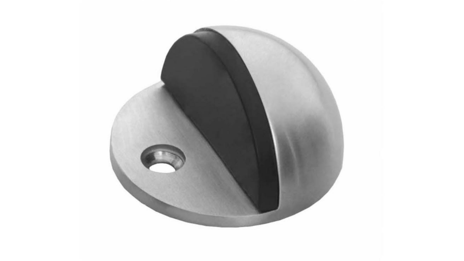 Deurstop bolrond rvs geborsteld