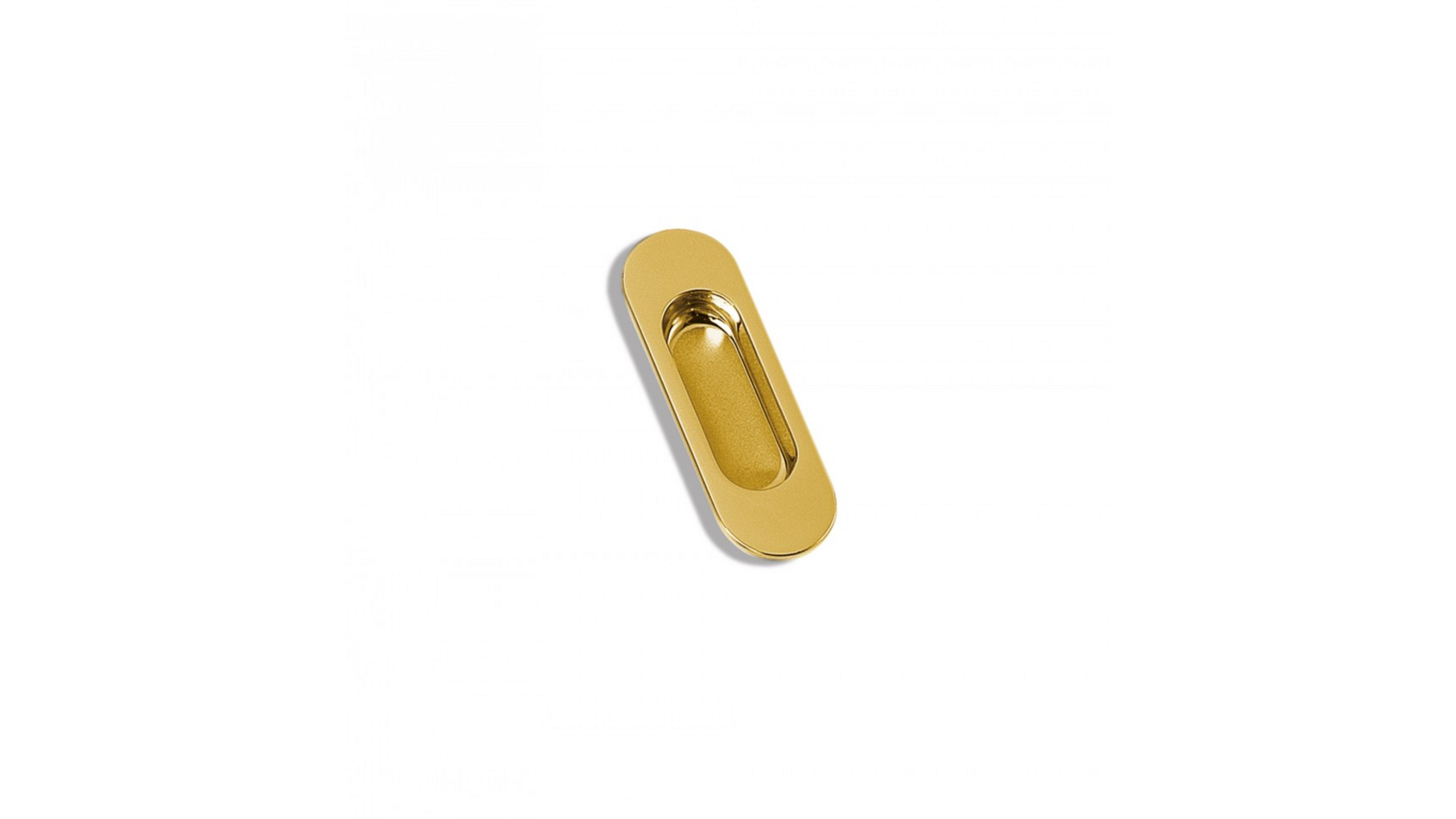 Komgreep verguld 110x36mm, inlaat 69x26x11mm