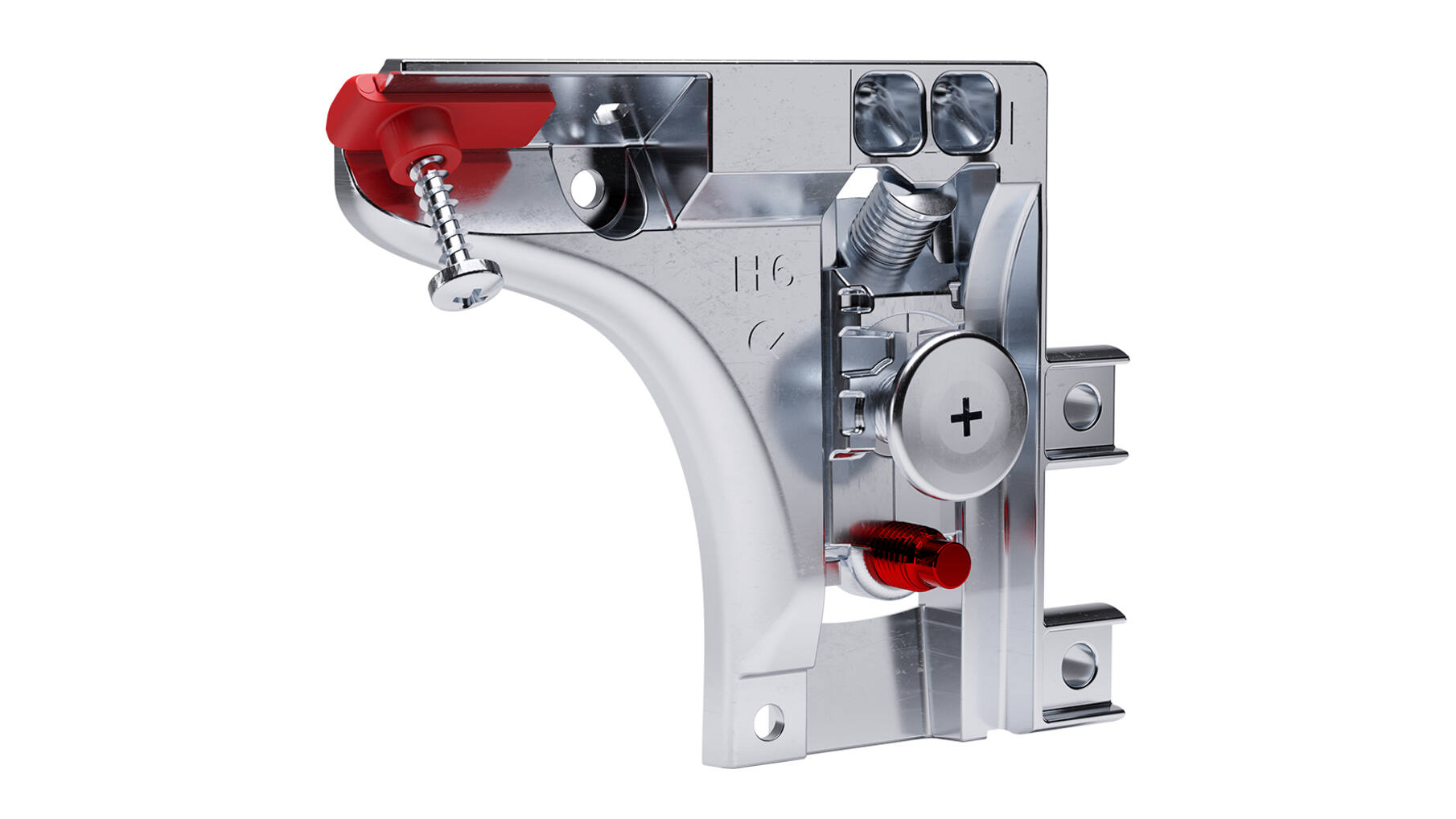 Kastophanger LIBRA H6 links, twee pennen 15mm