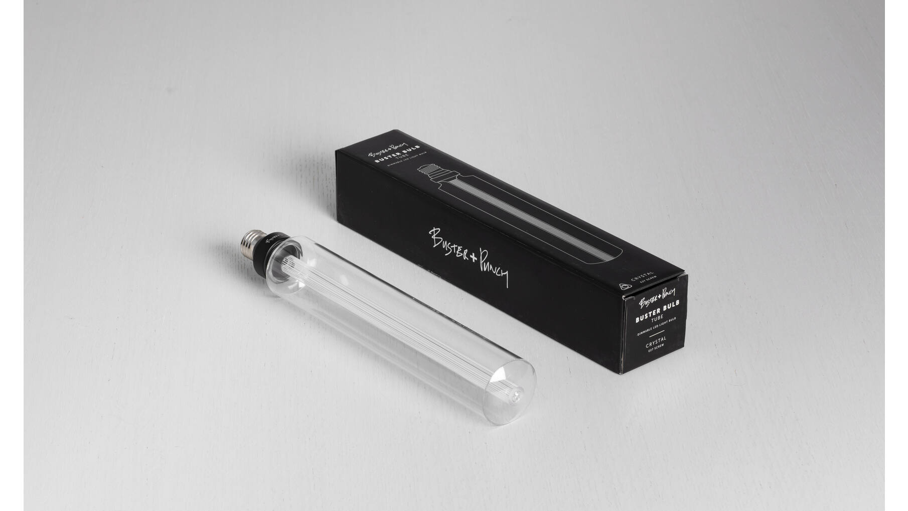 Buster Bulb Tube/E27 Non Dimmable/Crystal