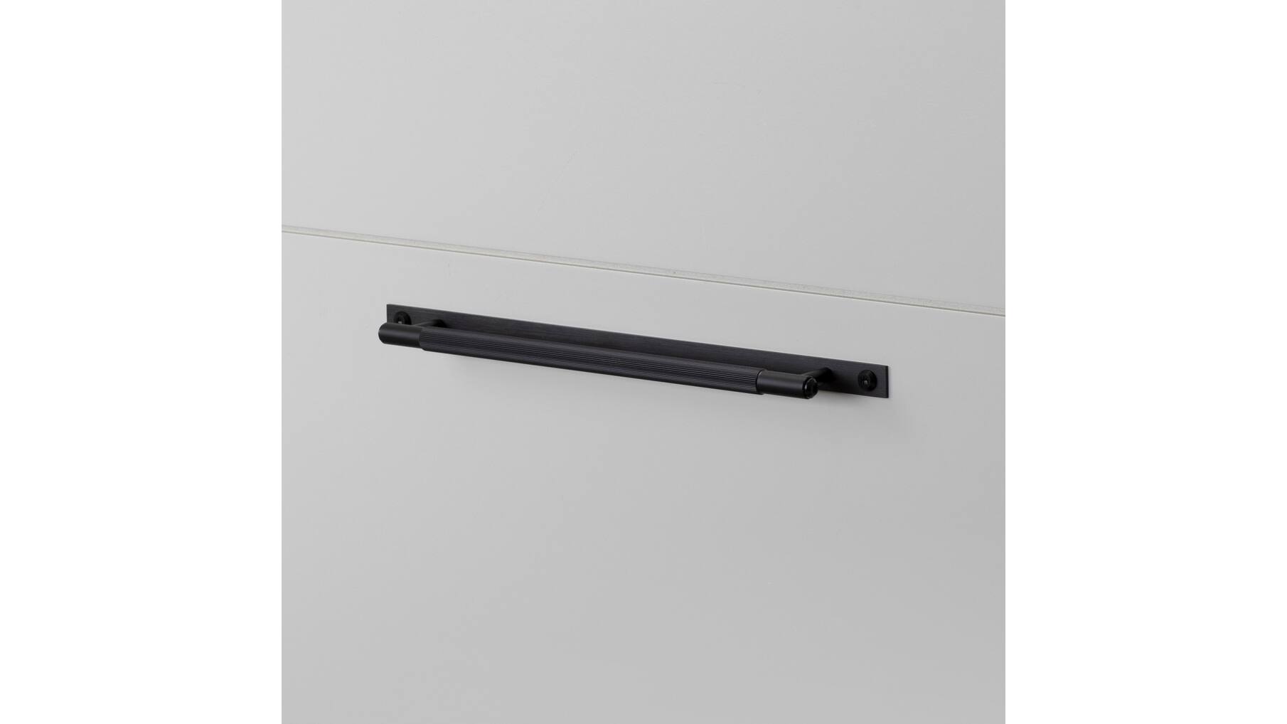 Pull Bar/Plate/Linear/Medium 290Mm/Black (Non US)