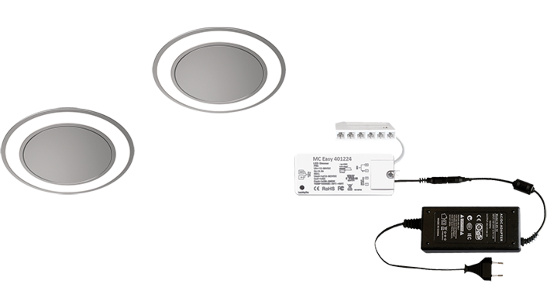 1 x Holl TH Edel. Look 24V + MC-Easy + Driver 24W