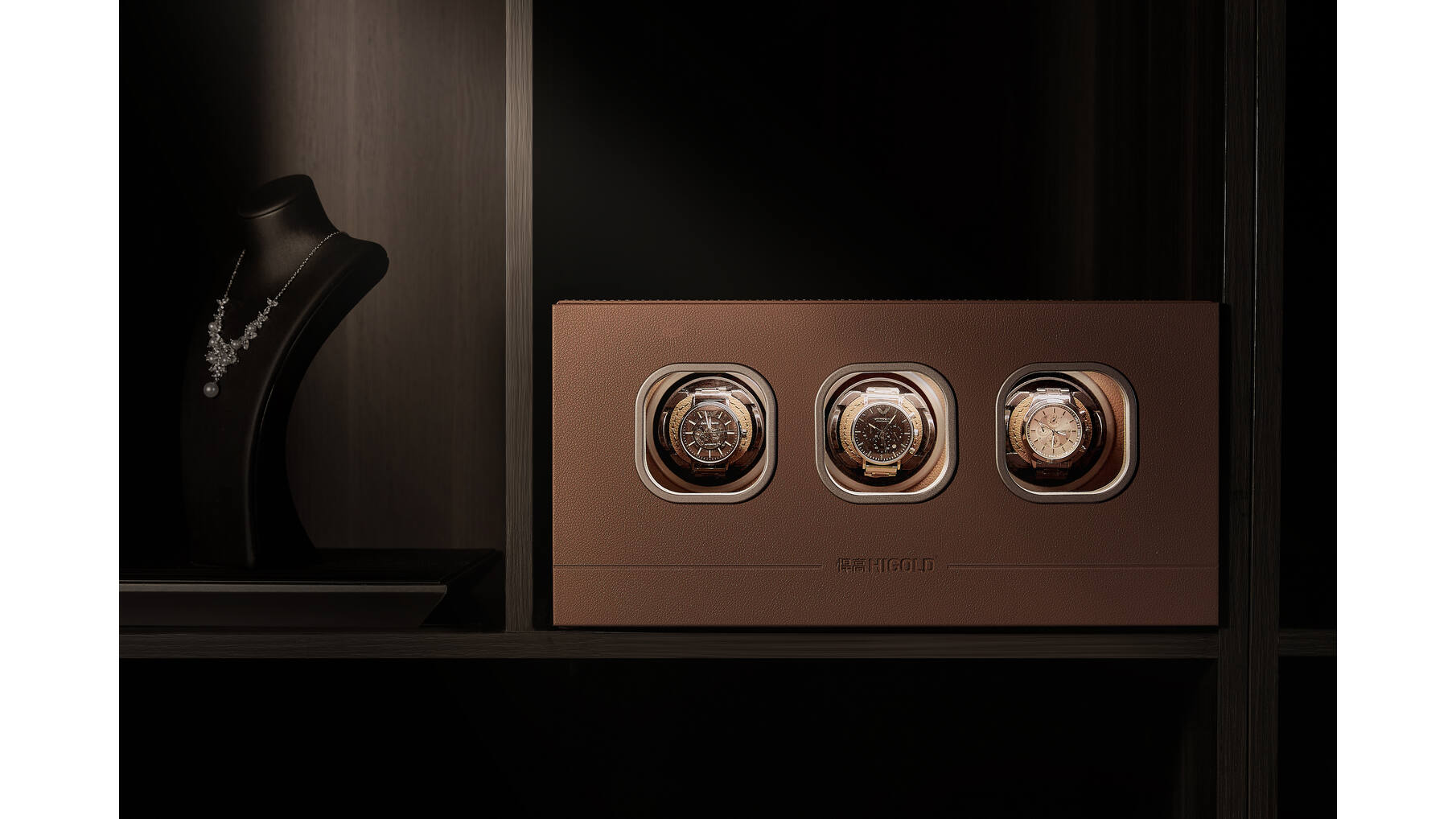 706154 B Series - Watch Winder Brown
