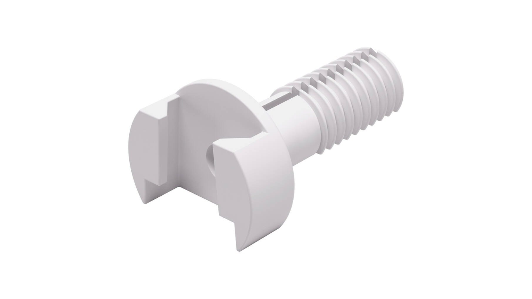 Plankverbinder wit voor TRIS voor plankdikte 18/19mm