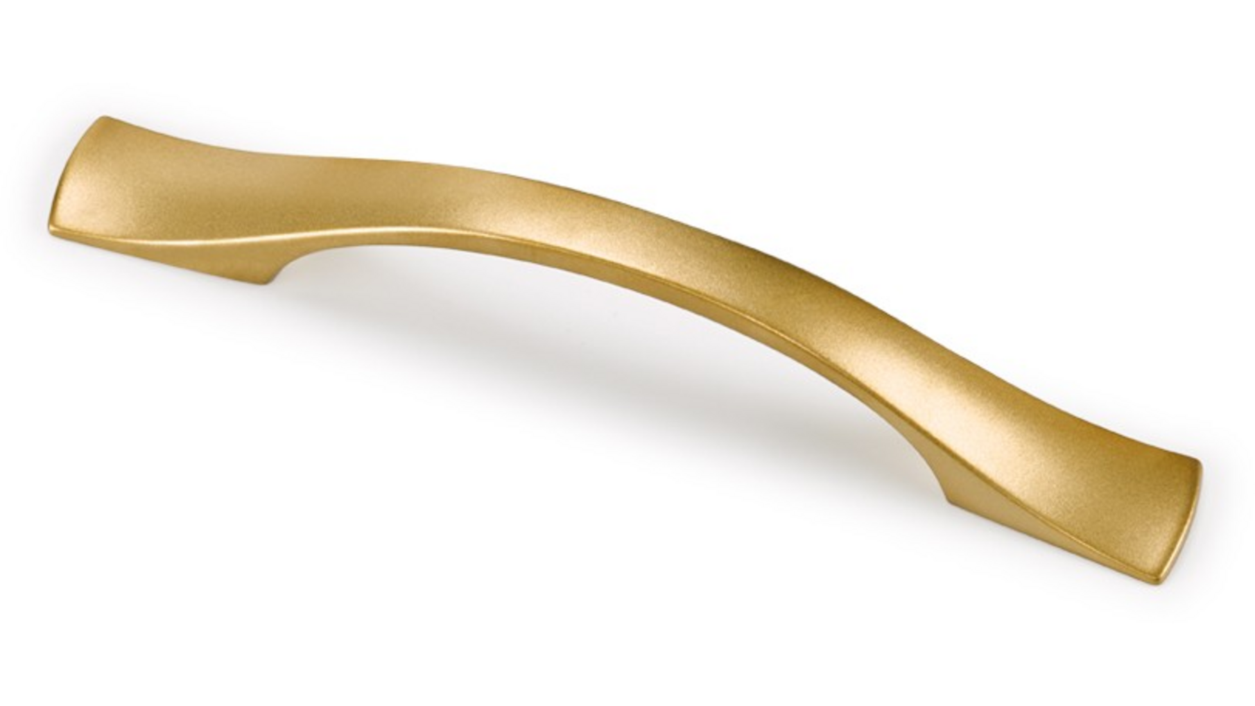 Greep METAL 715 mat goud 152x20mm, hartmaat 96mm