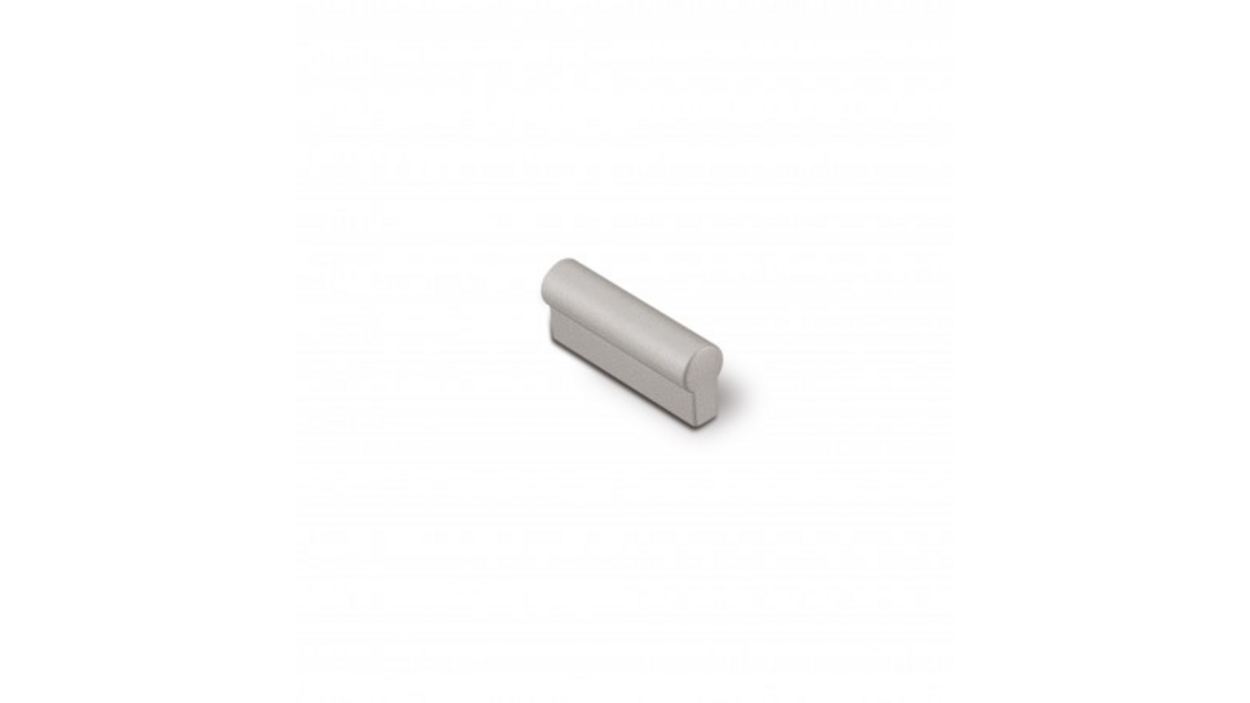 Greep METAL 729 mat aluminium 81x12mm, hartmaat 64mm