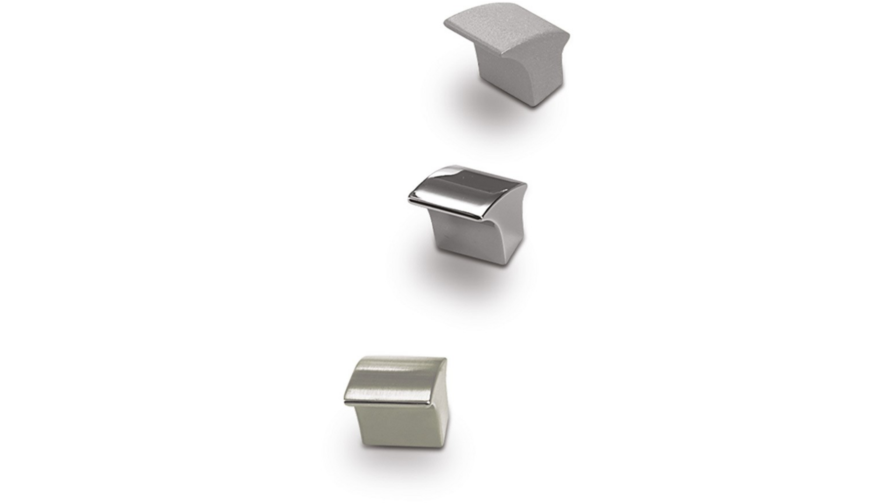 Knop METAL 880 geborsteld nikkel 30x22mm