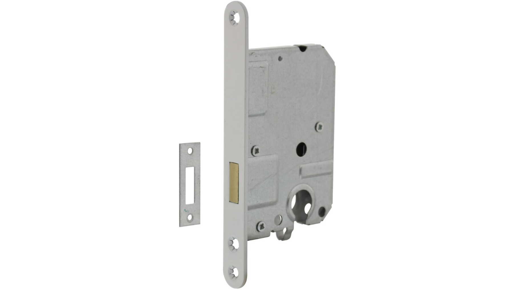 Woningbouw cilinder kastslot 55 mm wit