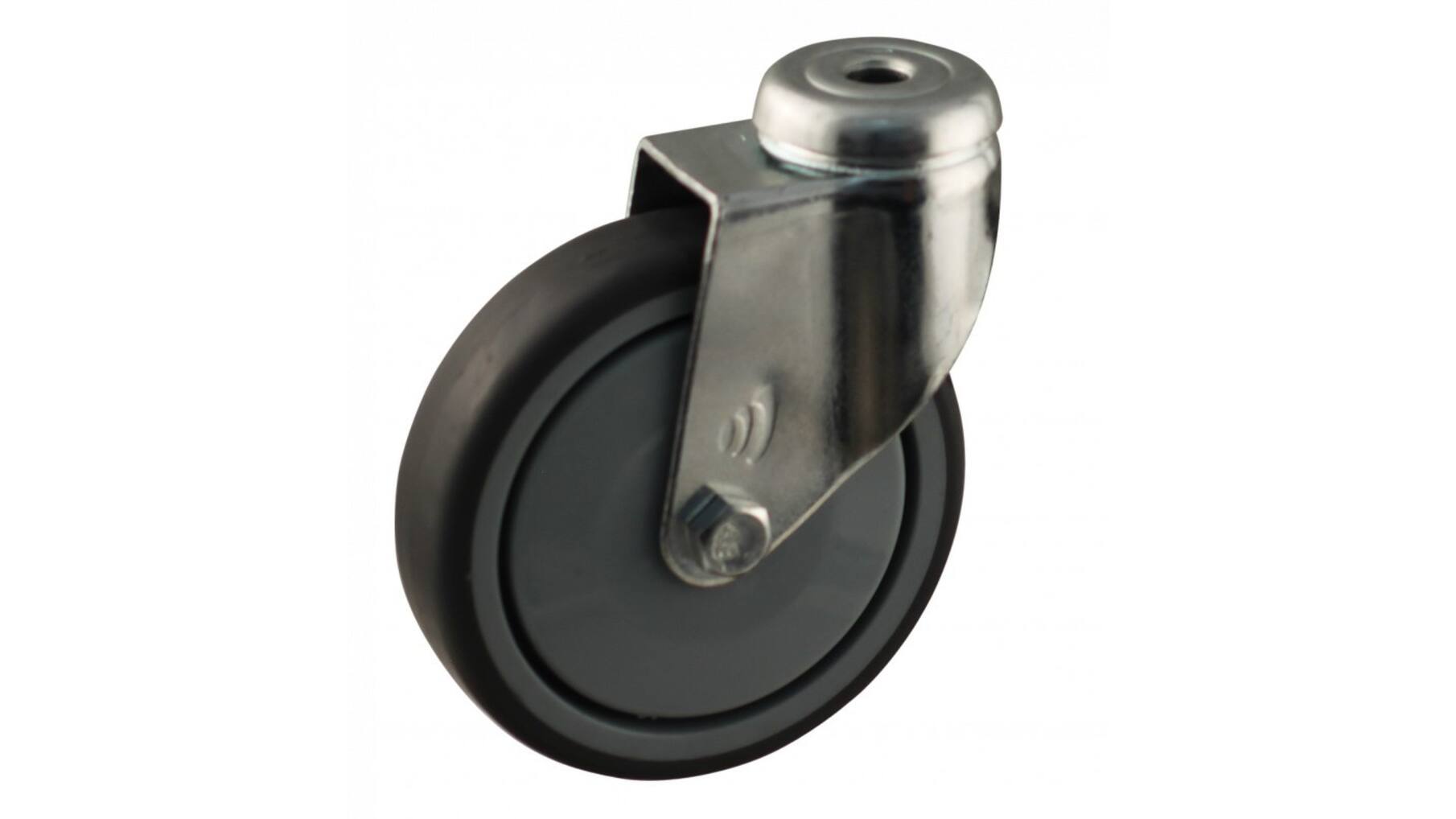 Zwenkwiel 100x25mm hoogte 121mm draagkracht  65 kilogram