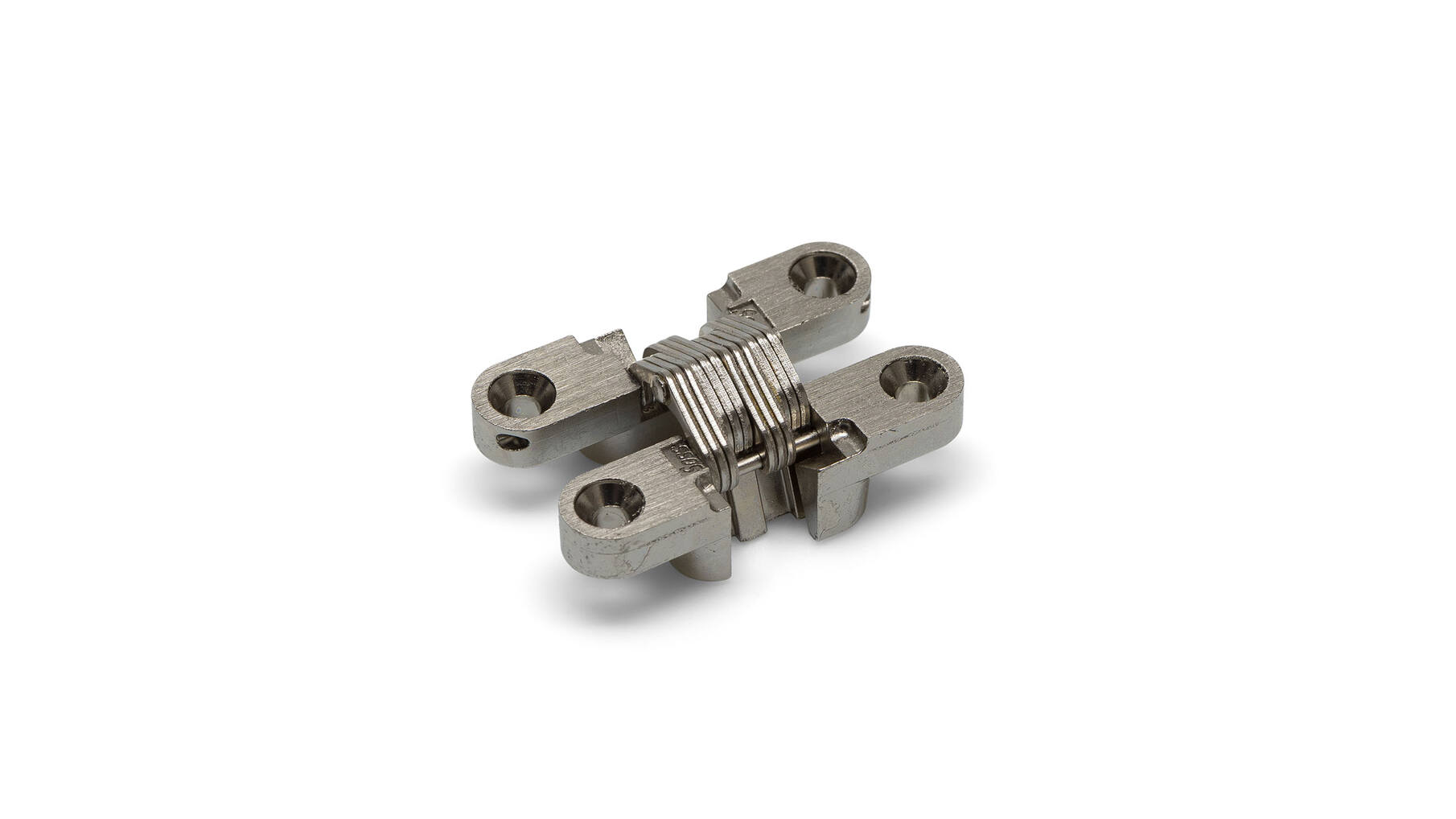 SOSS 303 NP / 13x038 mm / deurdikte ca. 17 mm /vernikkeld