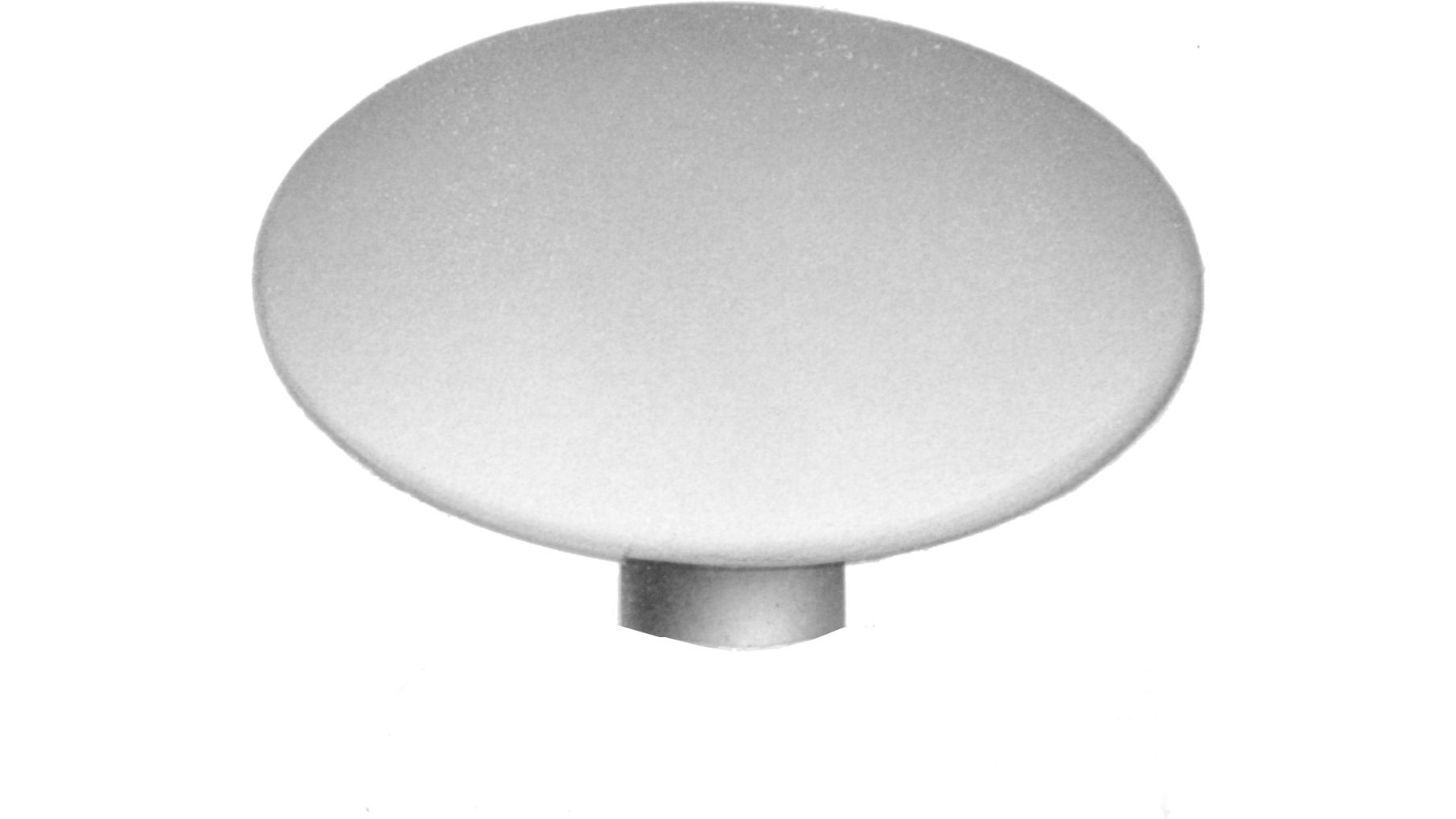 Afdekkap SW4x18mm voor excenters, wit RAL9010