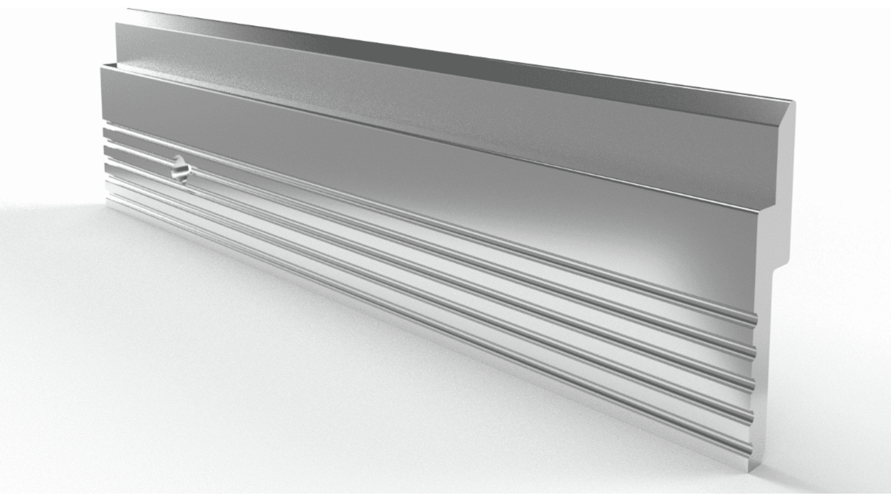 Paneelprofiel aluminium MF375 lengte 2500mm, diepte 6.35mm