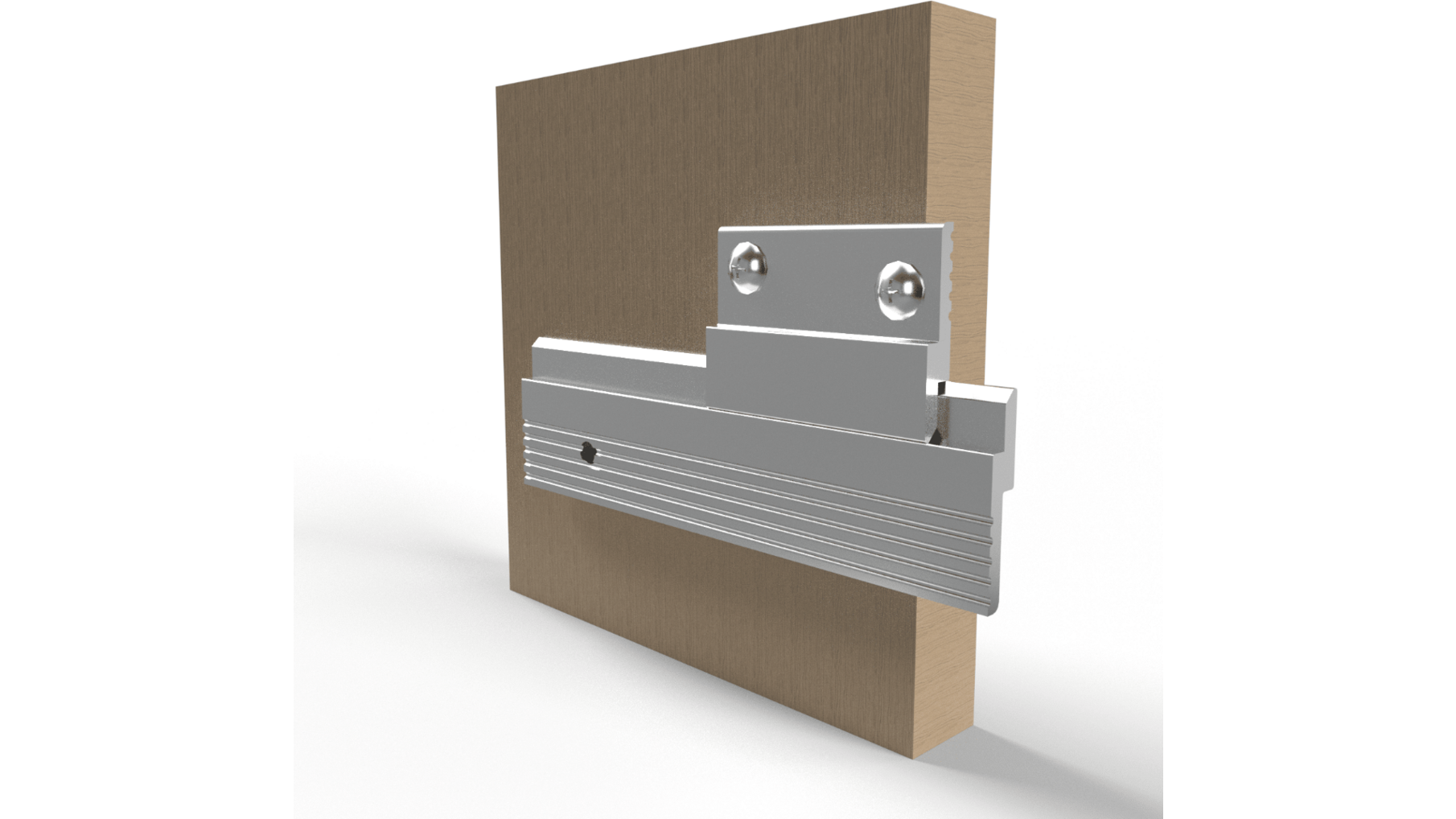 Paneelprofiel aluminium MF375 lengte 2500mm, diepte 6.35mm
