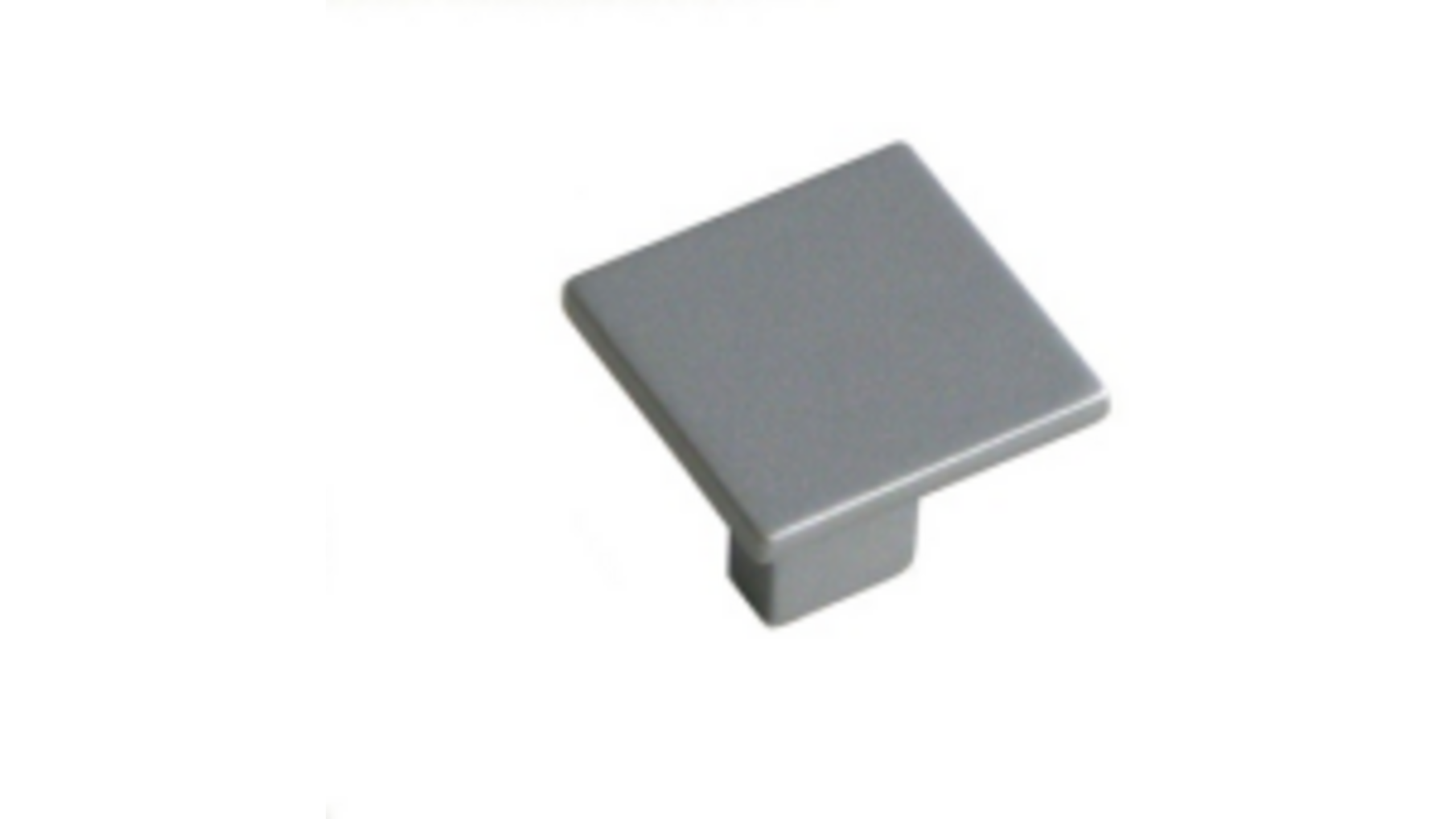 Knop 28x28mm zwart gelakt, hoogte 25mm