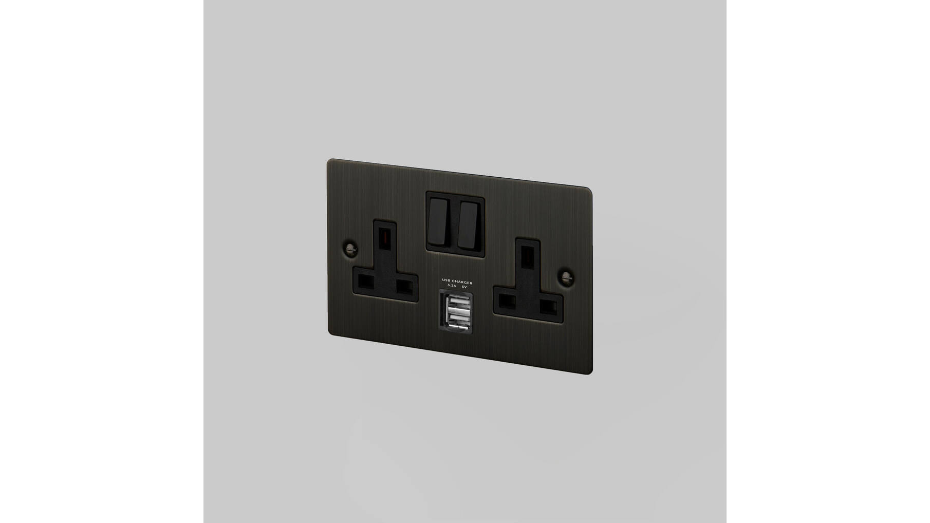 2G Socket + USB 3.1A/Smoked