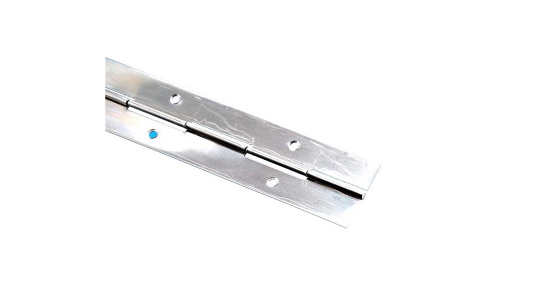 Pianoscharnier 32mm vernikkeld dikte 0.7mm, lengte 1000mm