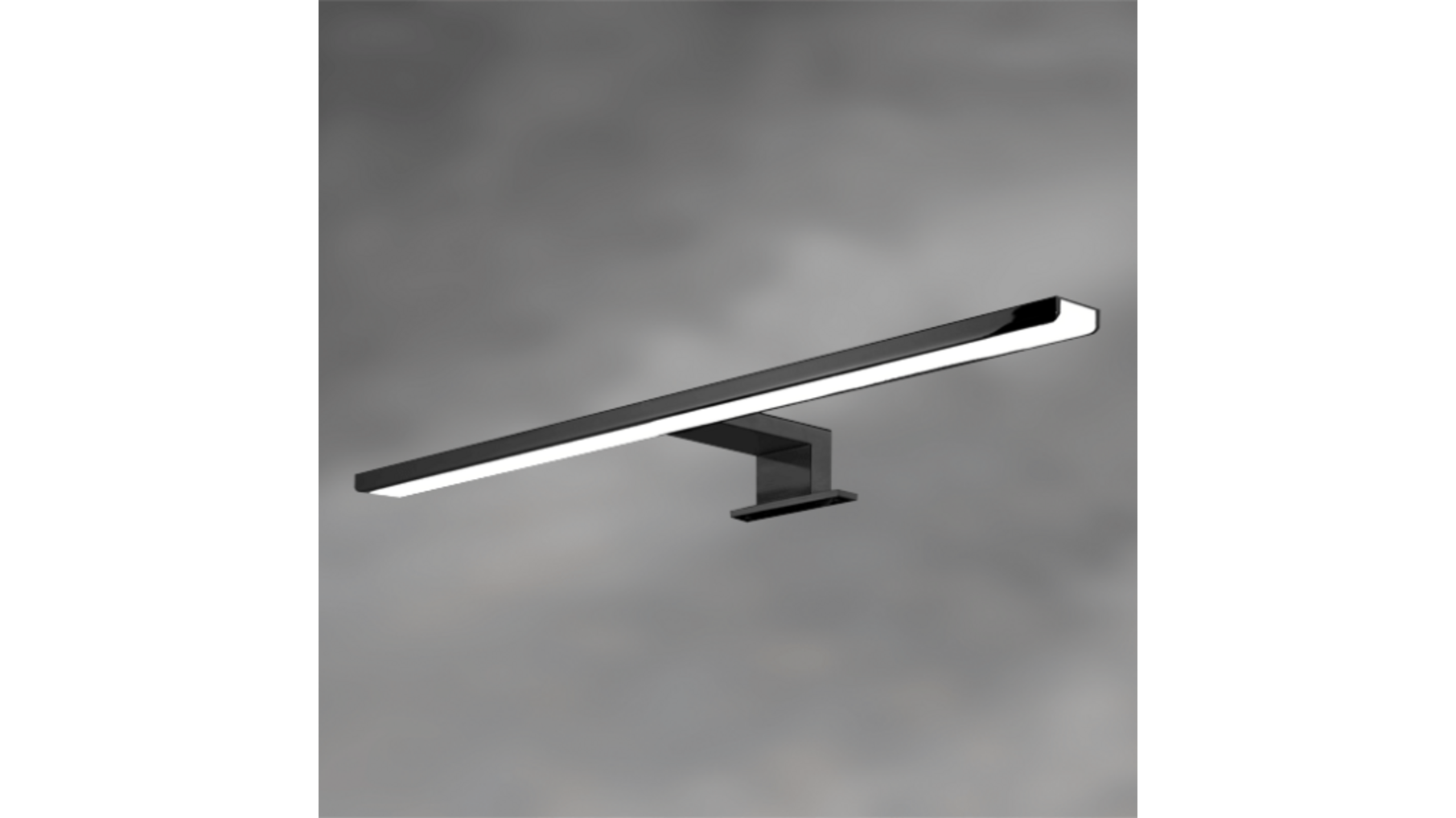 Aalto zwart badmeubellamp; 8W-230V ±3000K