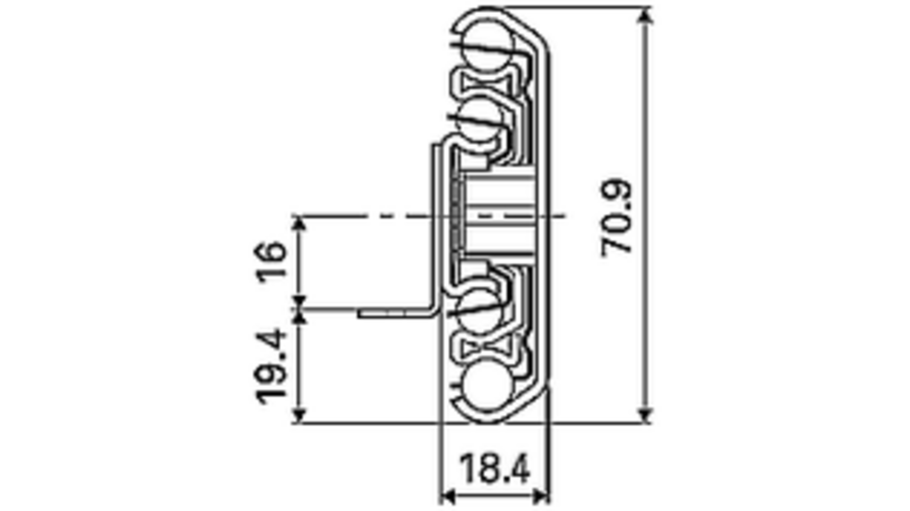 Ladegeleider TITAN  B lengte: 450mm