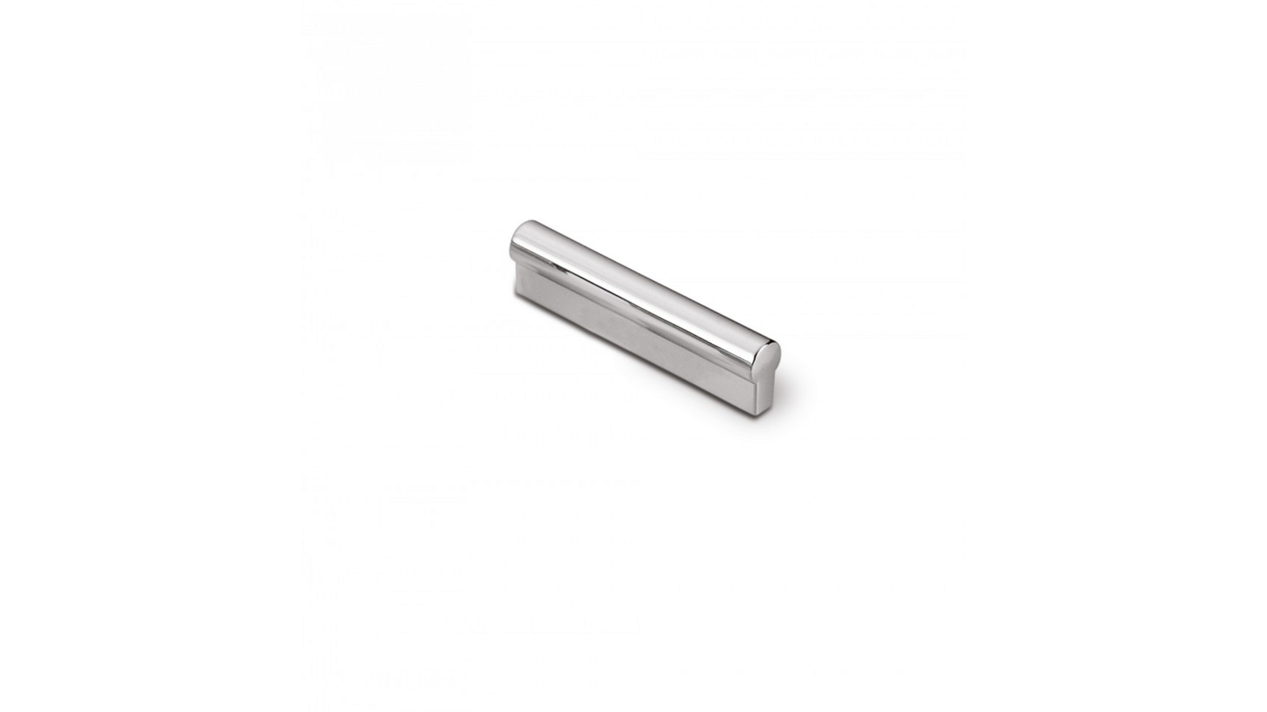Greep METAL 729 glans chroom 48x12mm, hartmaat 32mm