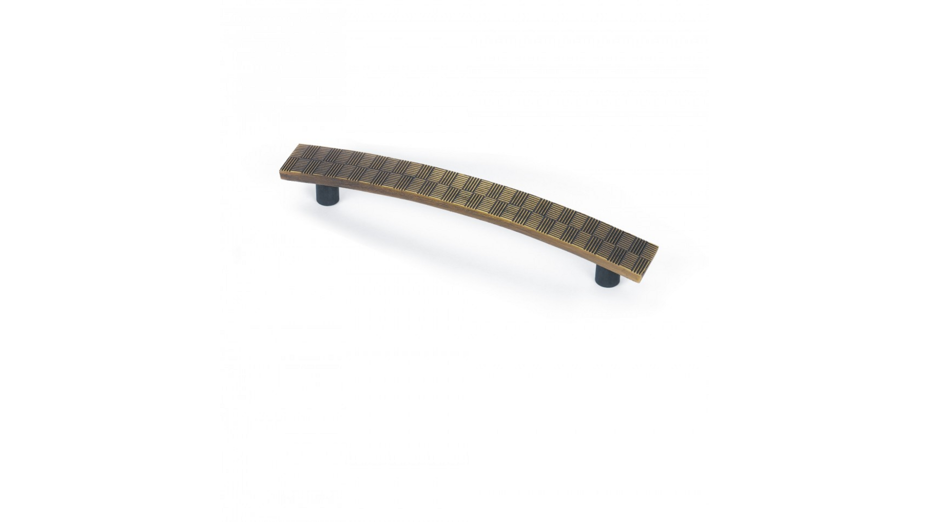Greep CHESS antiek messing 161mm, hartmaat 128mm