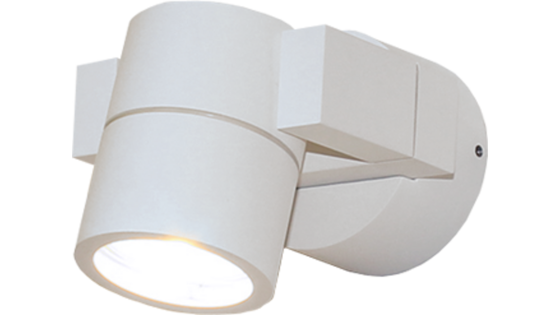 ronda Wandlamp wit vertikaal kantelbaar, IP54