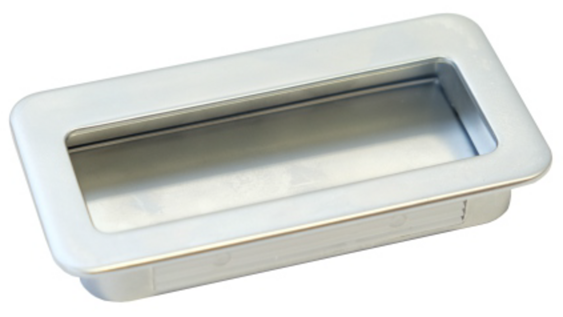 Komgreep buitenmaat 110x56mm mat chroom