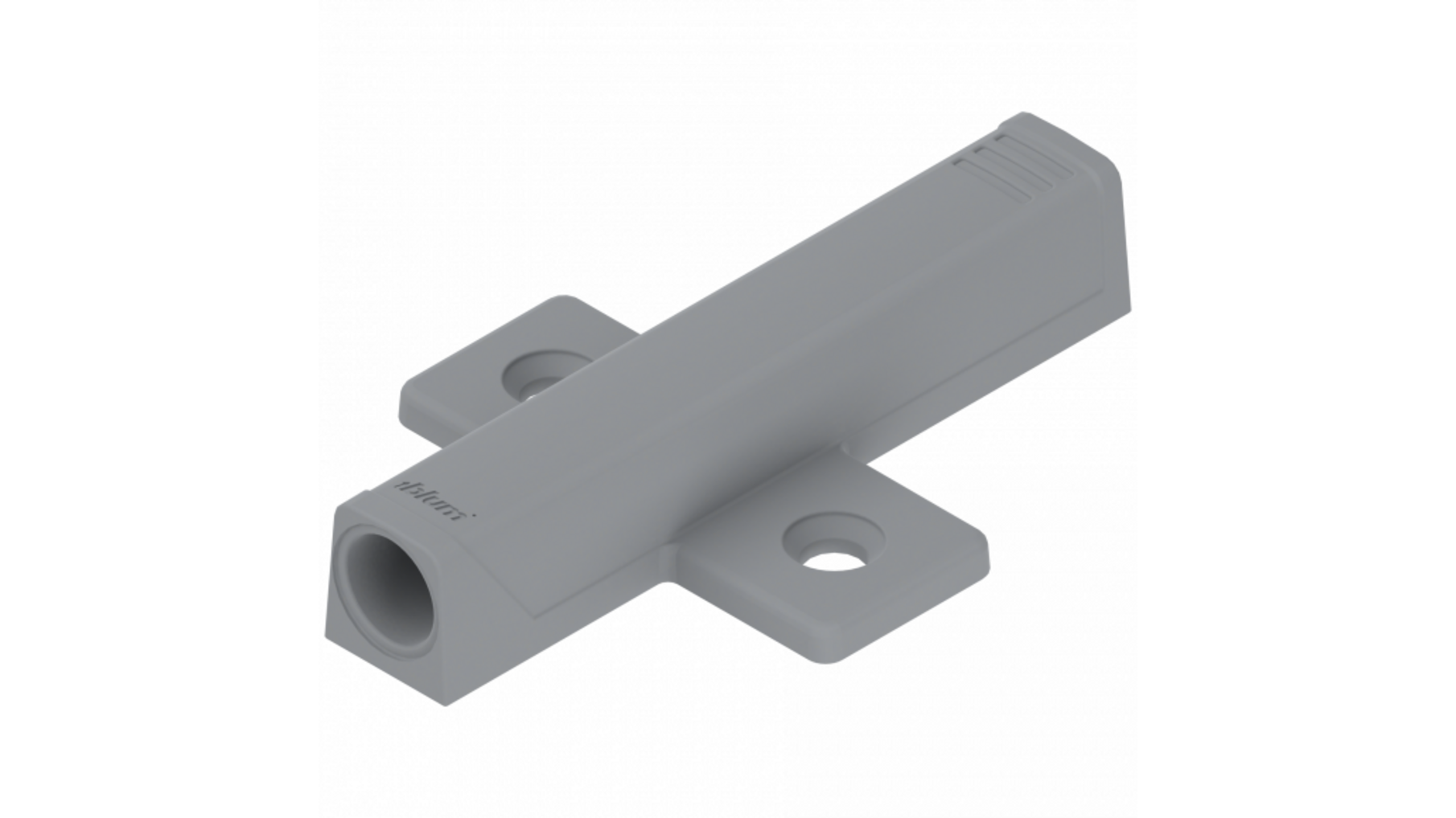 TIP-ON adapterplaat, versie lang kruis, grijs