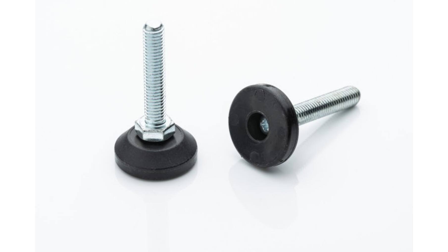Stelvoet M10x70mm mt beweegbare kst.voet 30x17mm (incl moer)