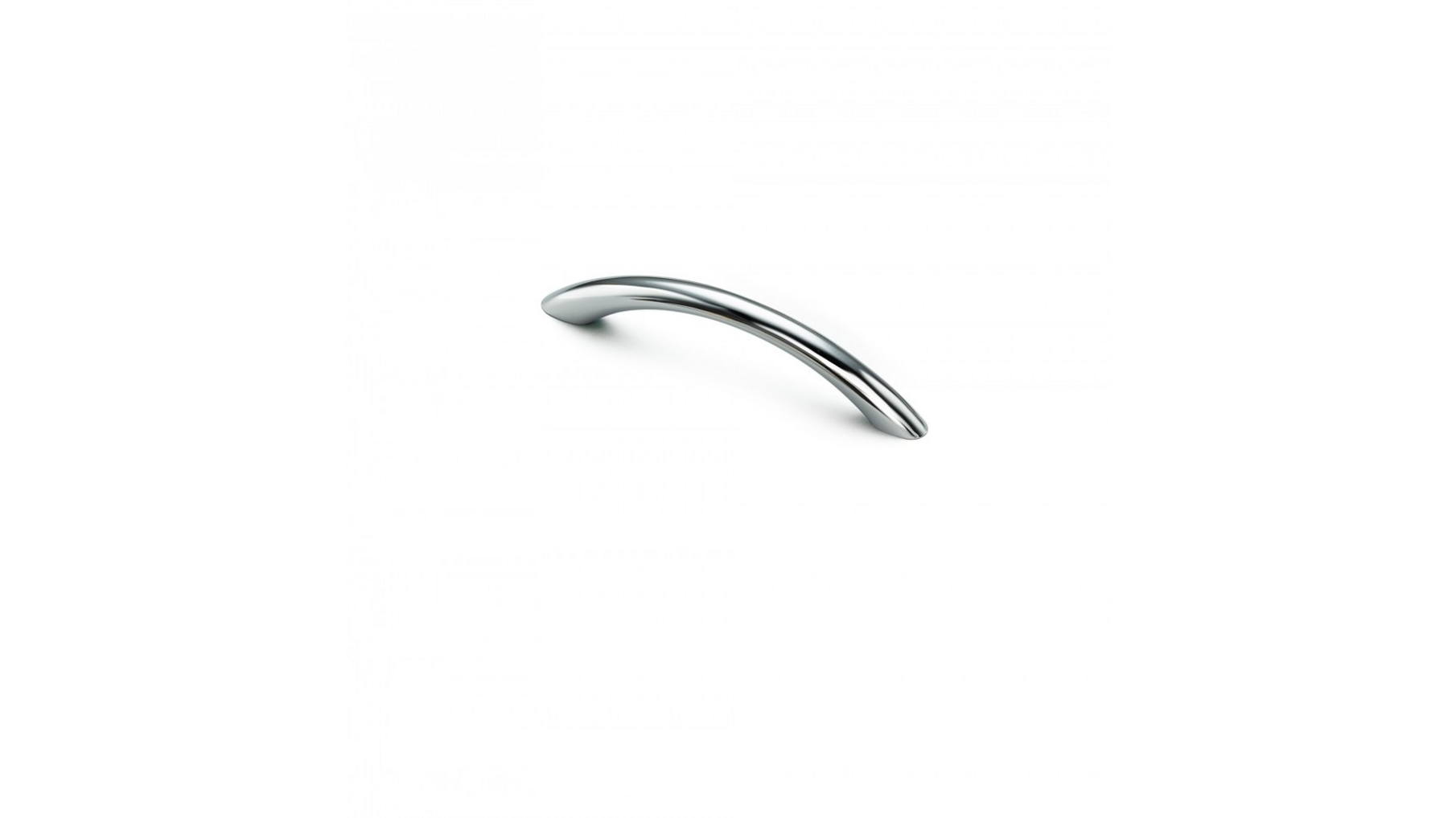 Greep METAL 786 glans chroom 124x9mm, hartmaat 96mm