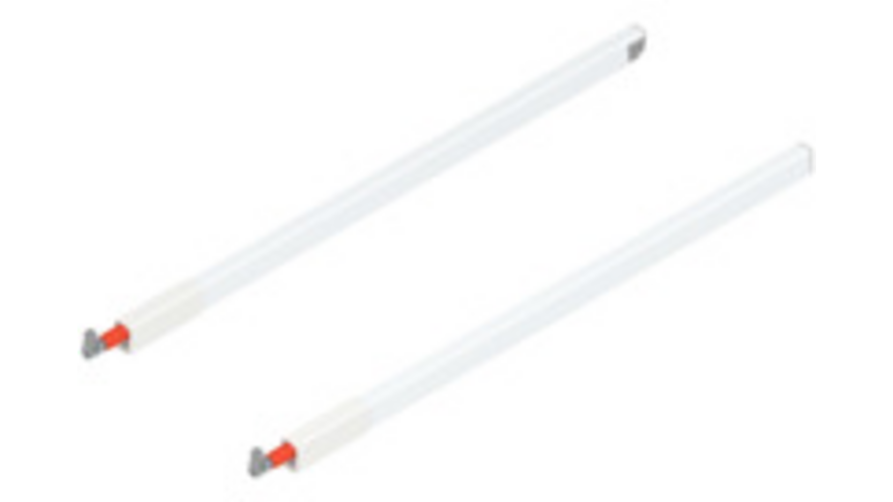 Antaro relingset, zijdewit, voor ladediepte 600mm