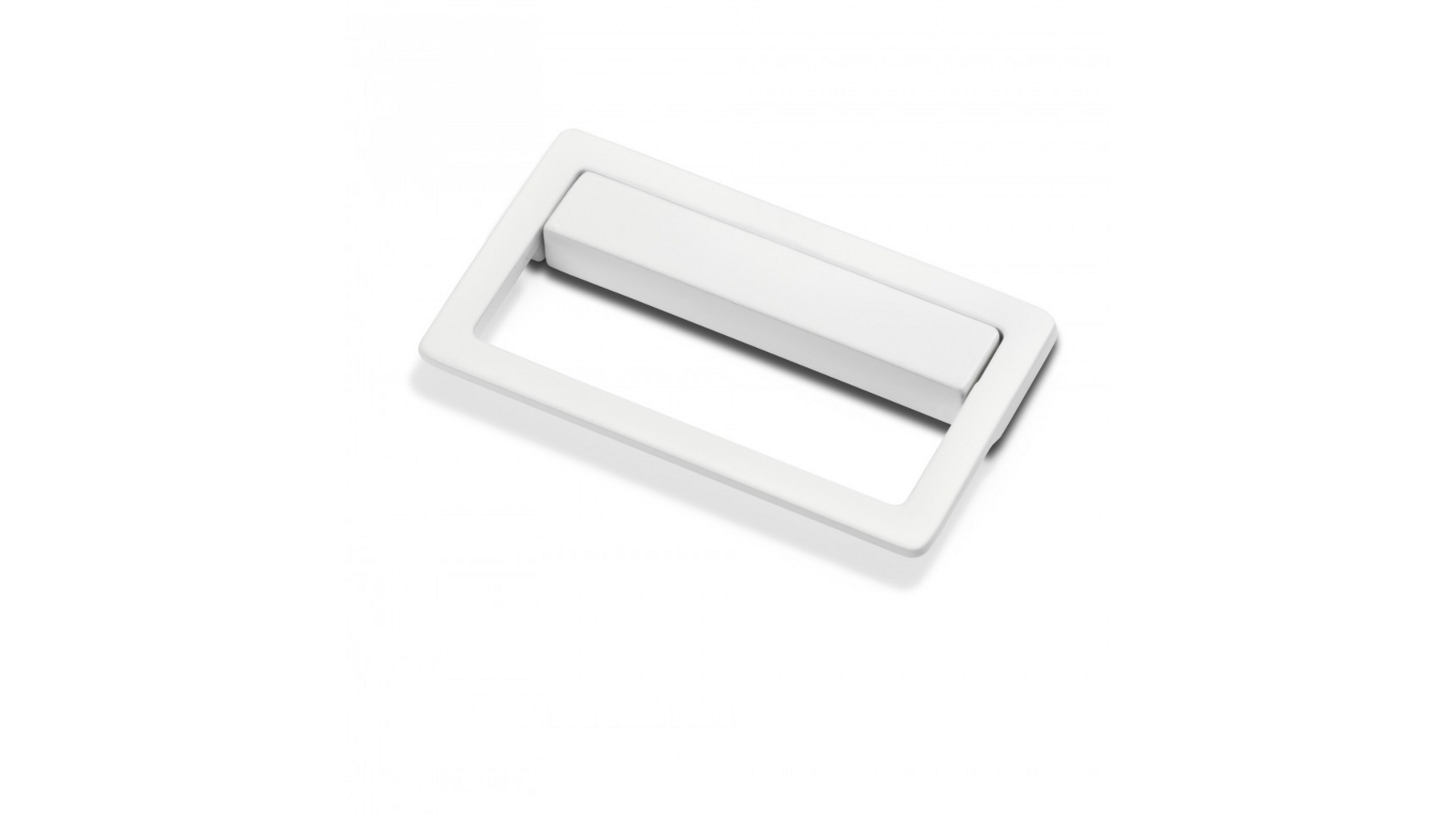 Greep UP glans wit hartmaat 64mm breedte 90mm, 50x10mm