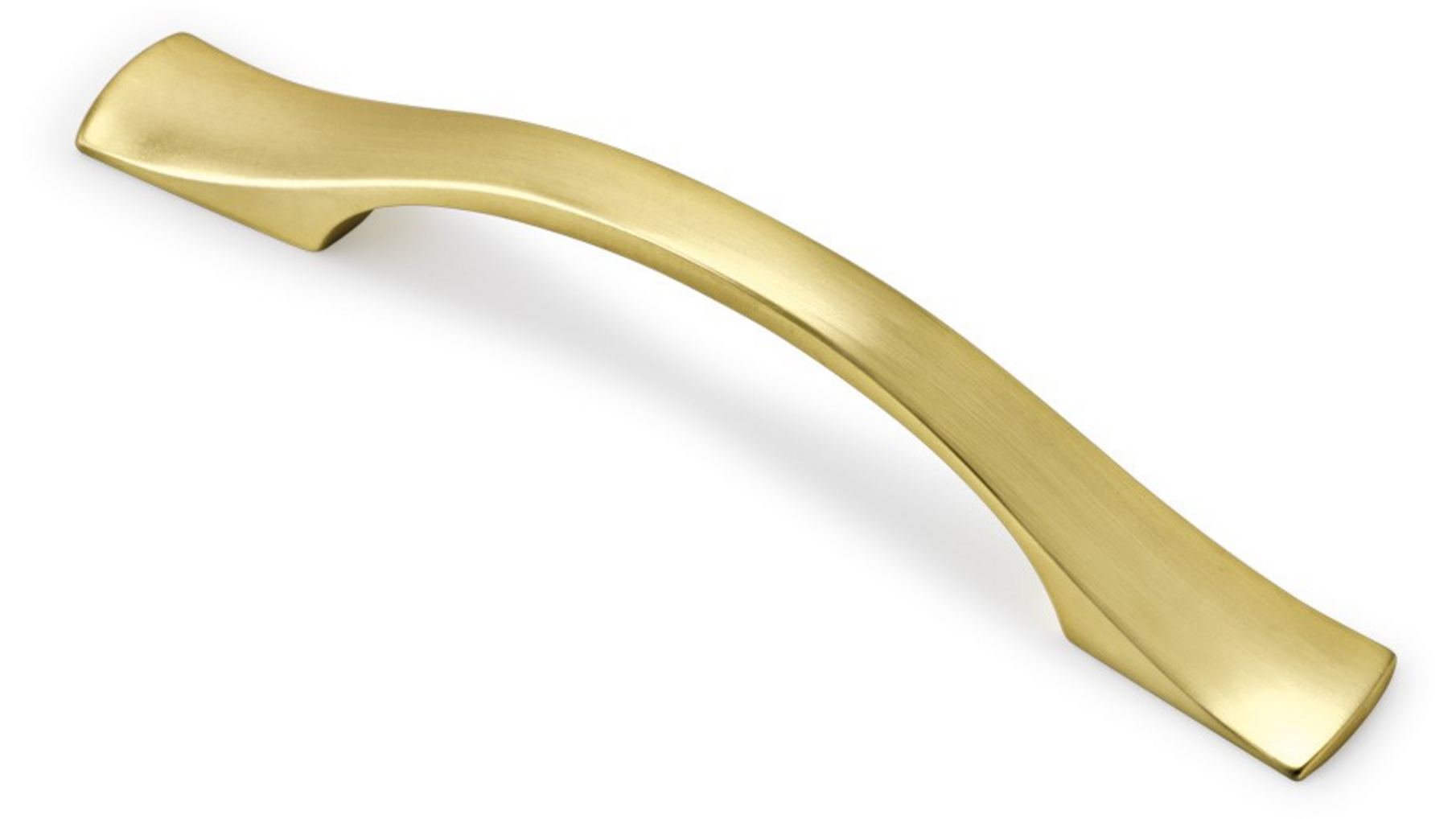 Greep METAL 715 geborsteld goud 152x20mm, hartmaat 96mm