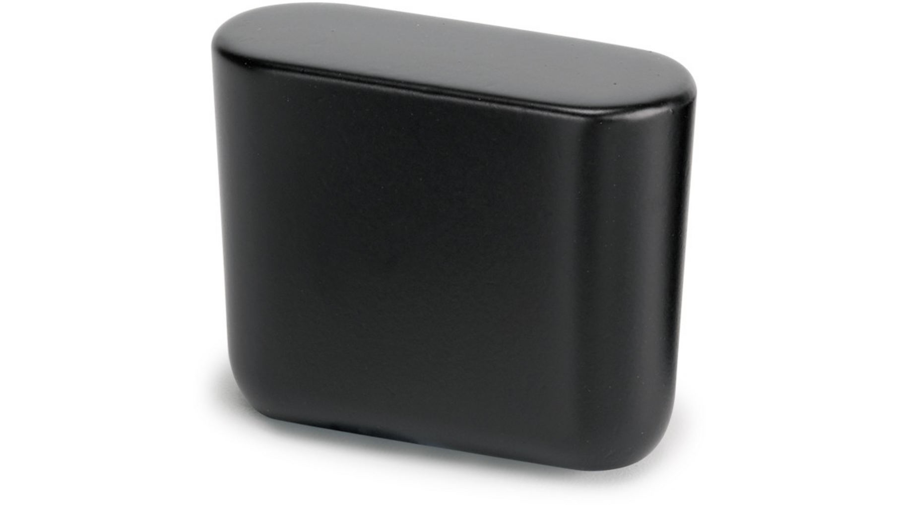 Knop MINI 817 mat zwart 27x11mm, hoogte 24mm