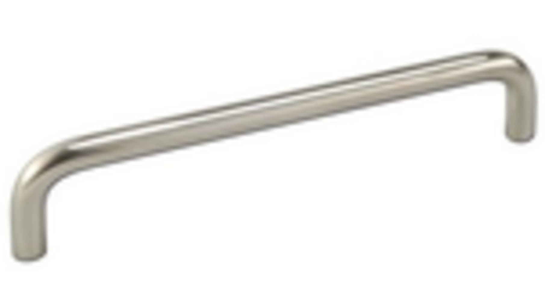 Greep 8x128mm recht RVS geborsteld, totale lengte 136mm