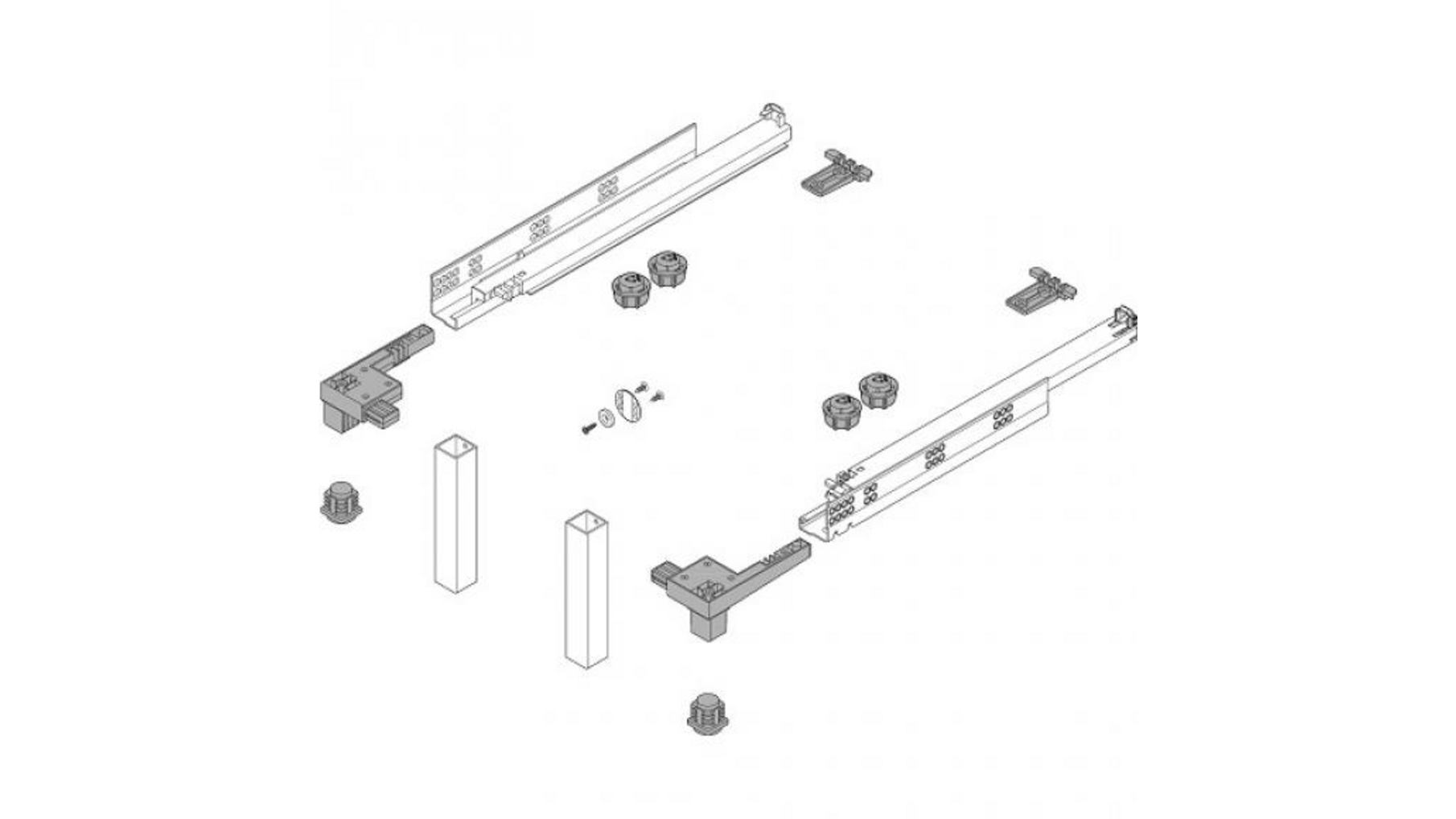 Spacestep 460mm oriongrijs mat