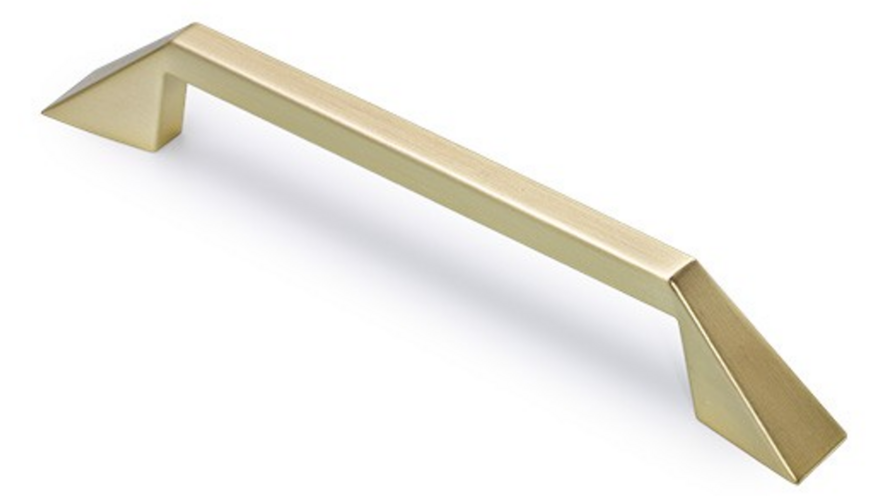 Greep RIGHT geborsteld goud 360x8x28mm, hartmaat 320mm